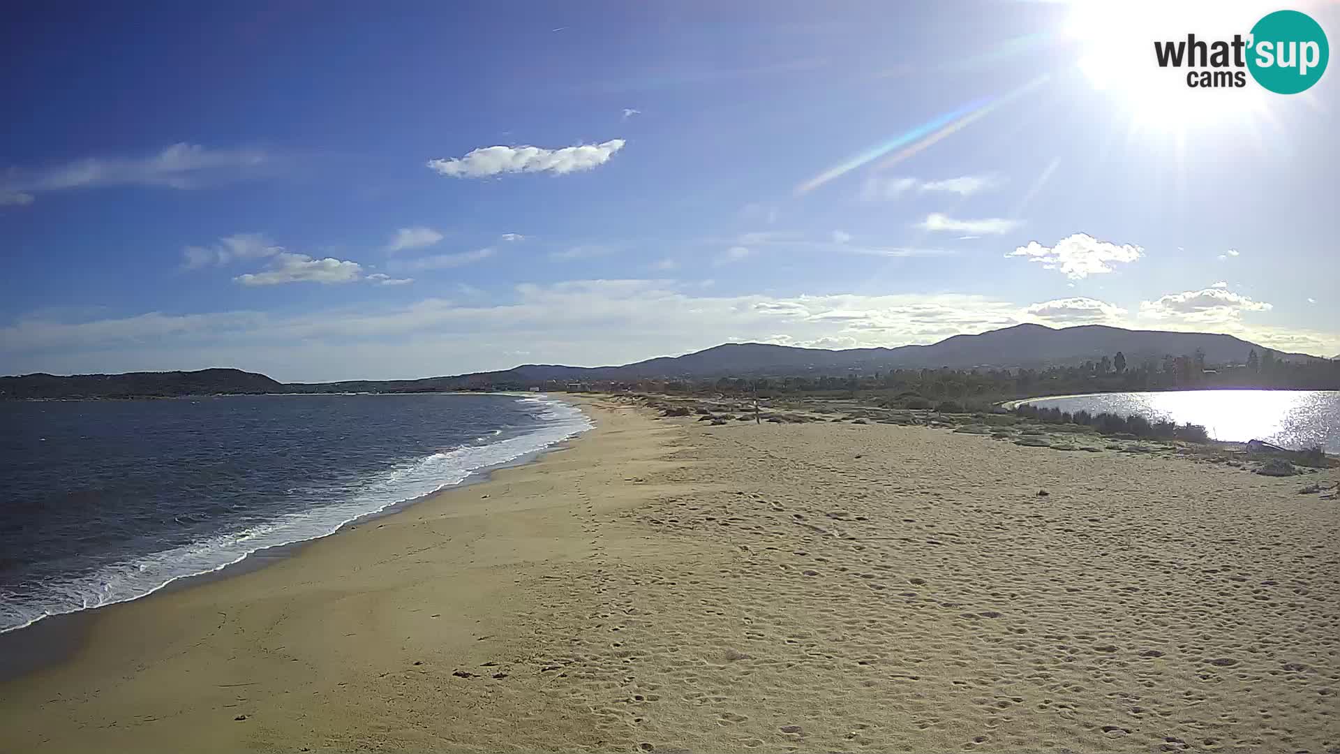 Olbia live webcam spiaggia Le Saline – Sardegna