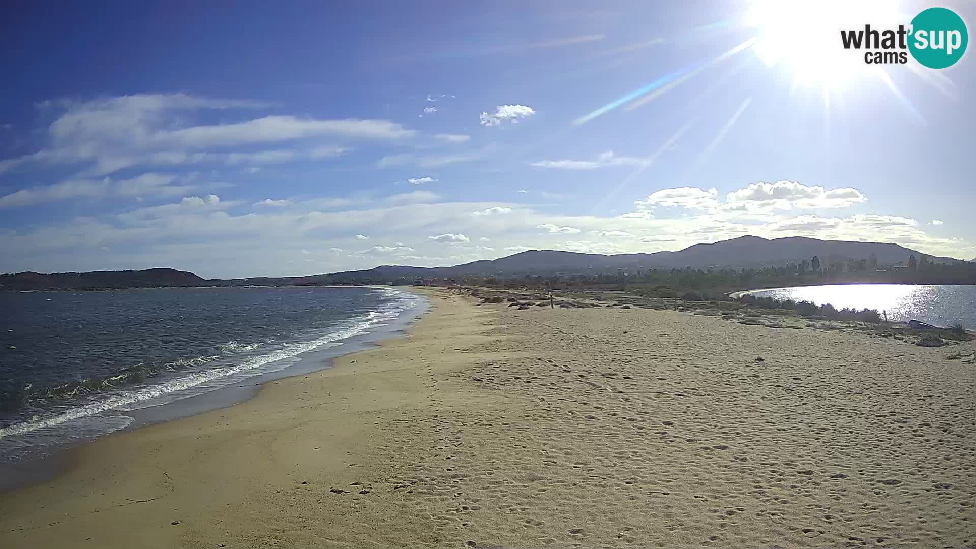 Olbia live webcam spiaggia Le Saline – Sardegna