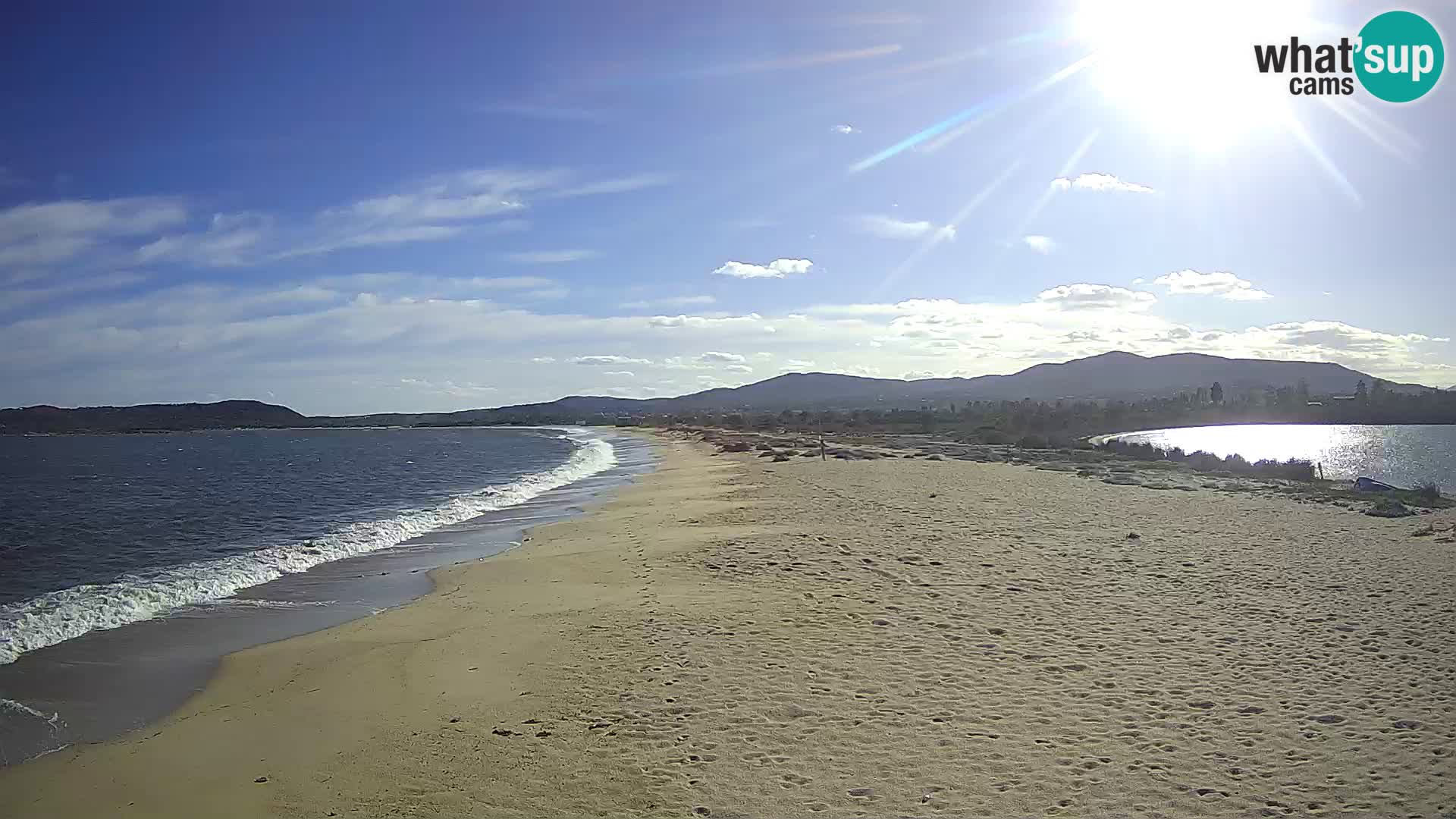 Olbia camera en vivo playa Le Saline – Cerdeña – Italia