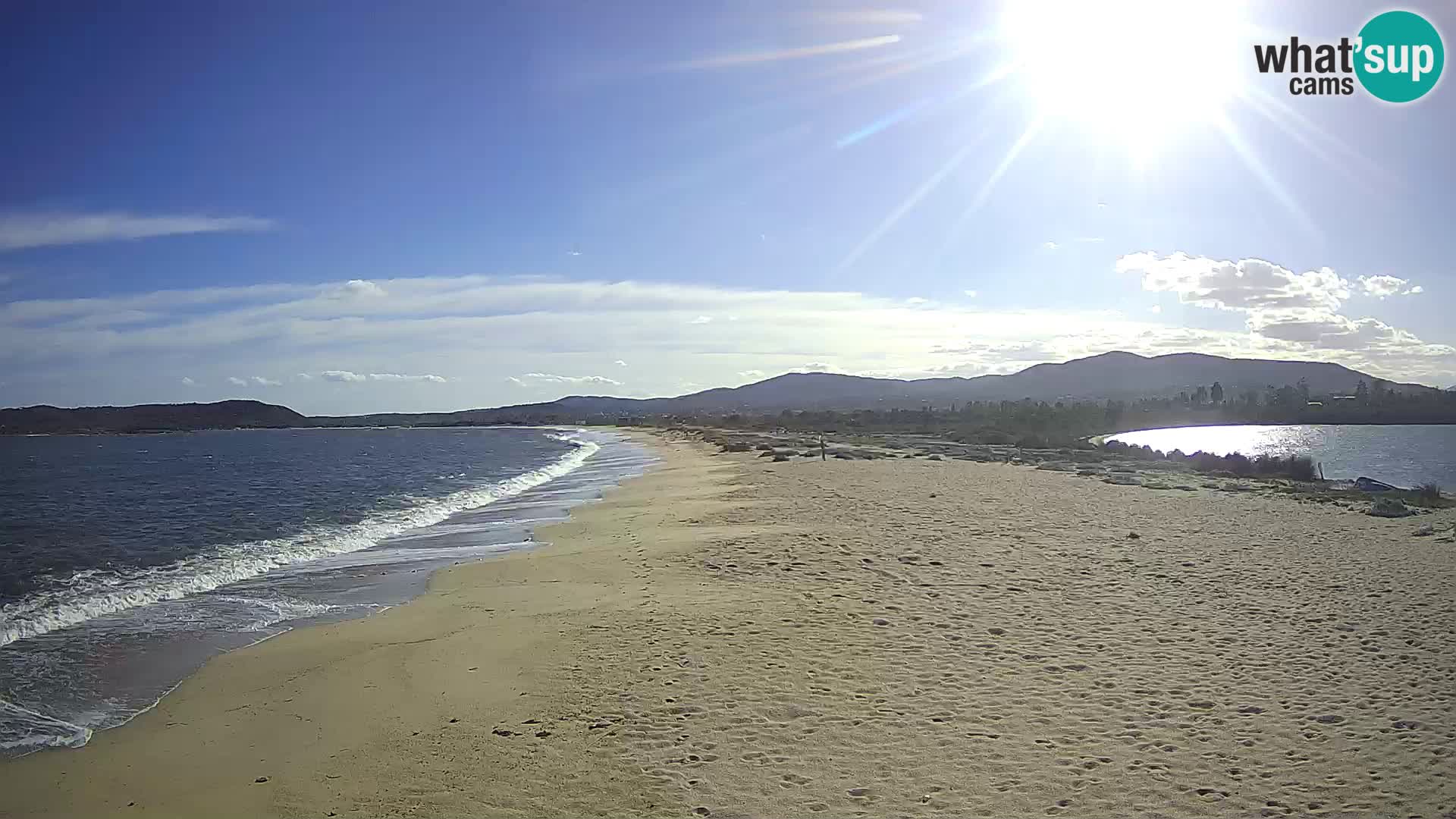 Olbia live webcam spiaggia Le Saline – Sardegna