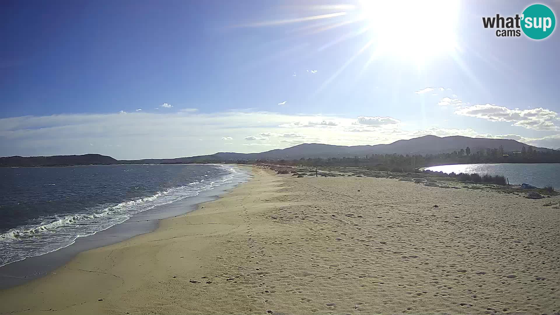 Olbia live webcam spiaggia Le Saline – Sardegna