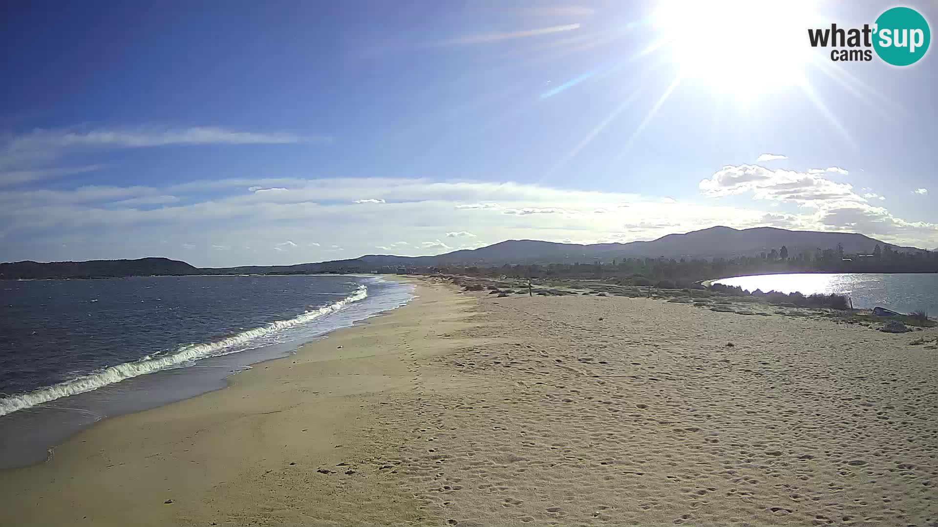 Olbia spletna kamera plaža Le Saline – Sardinija – Italija