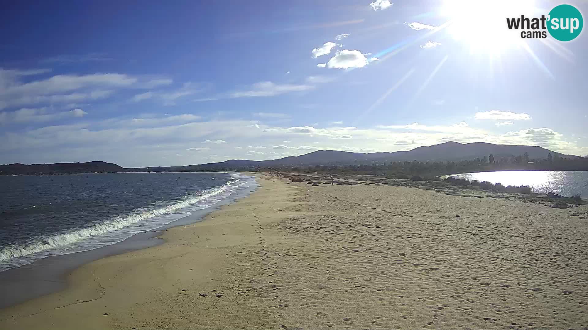 Olbia live webcam spiaggia Le Saline – Sardegna