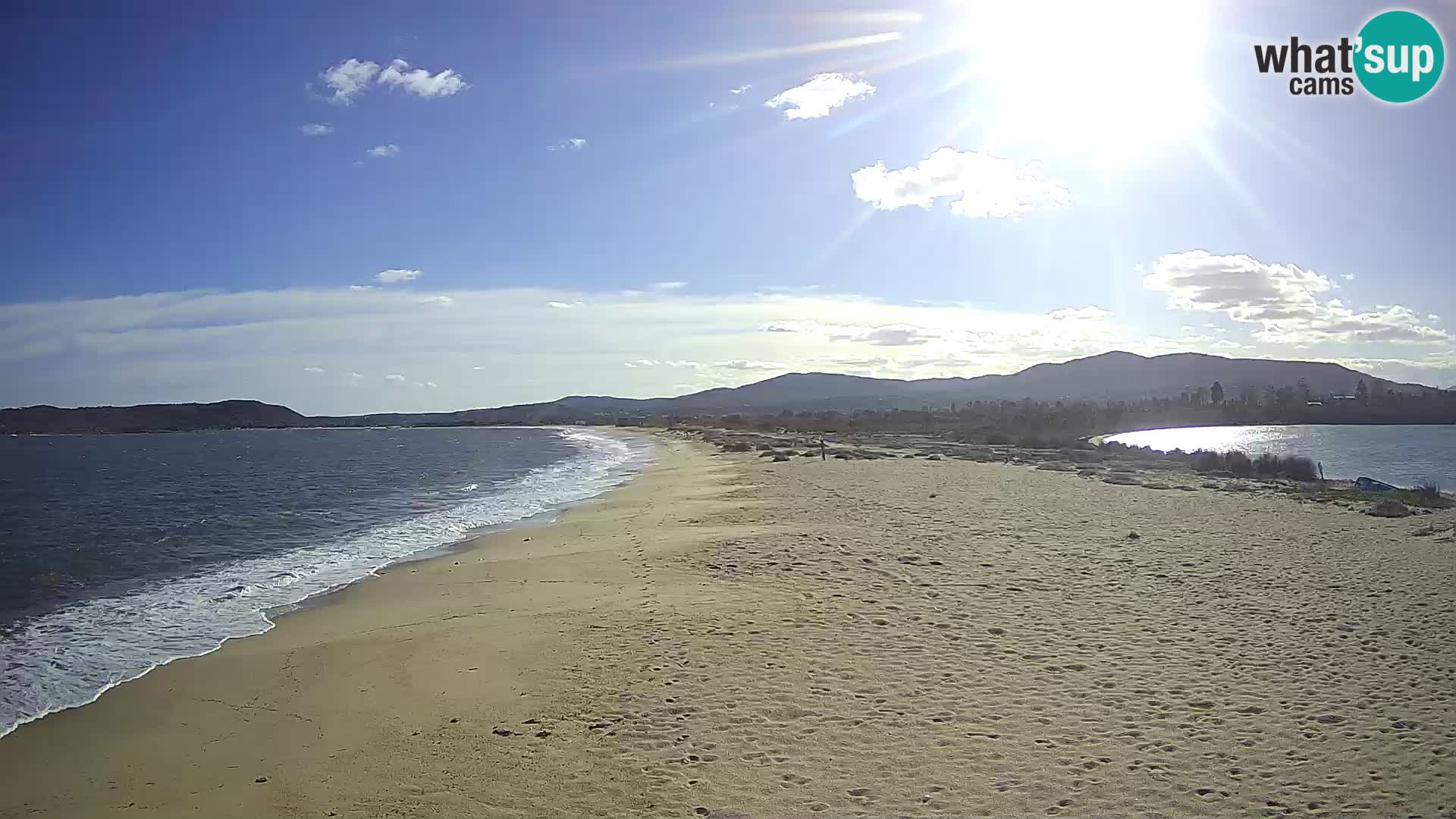 Olbia live webcam spiaggia Le Saline – Sardegna