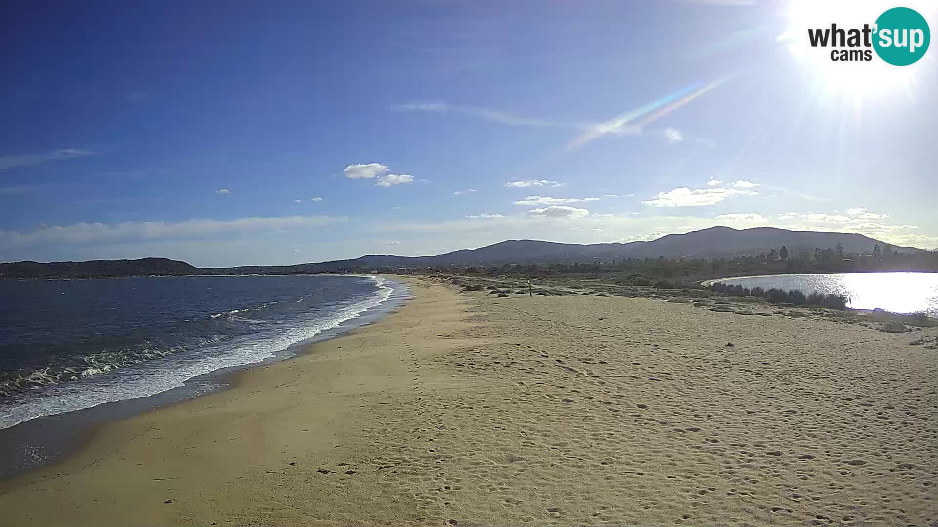 Olbia live webcam Le Saline beach – Sardinia