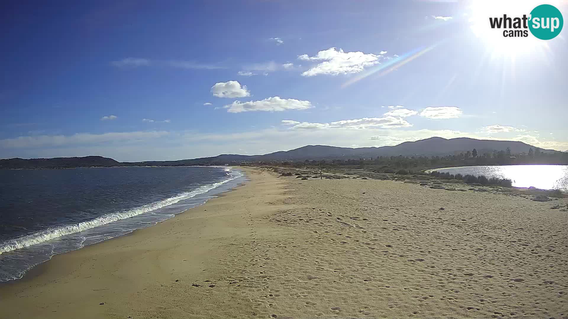 Olbia live webcam Le Saline beach – Sardinia