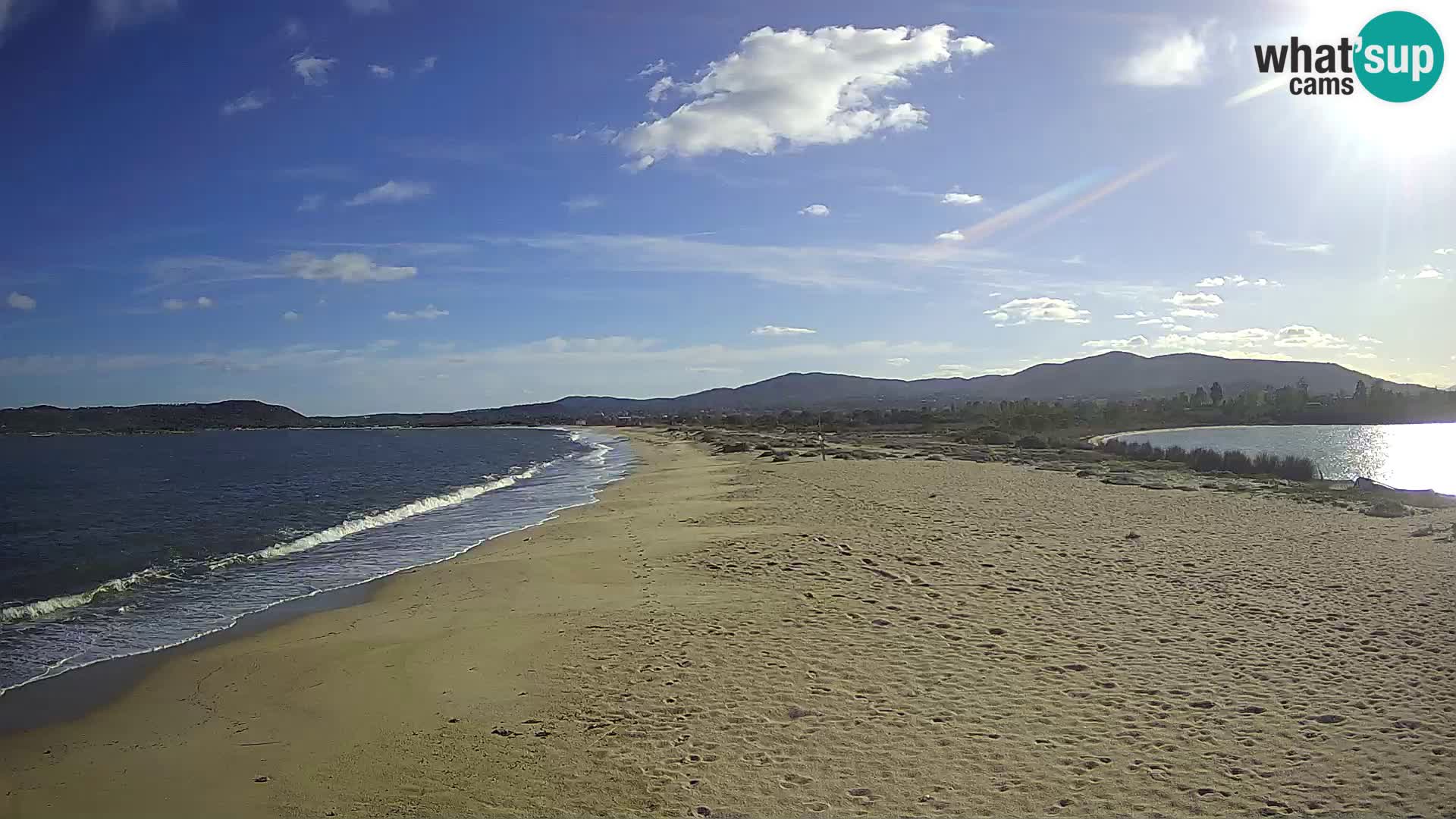 Olbia live webcam Le Saline beach – Sardinia