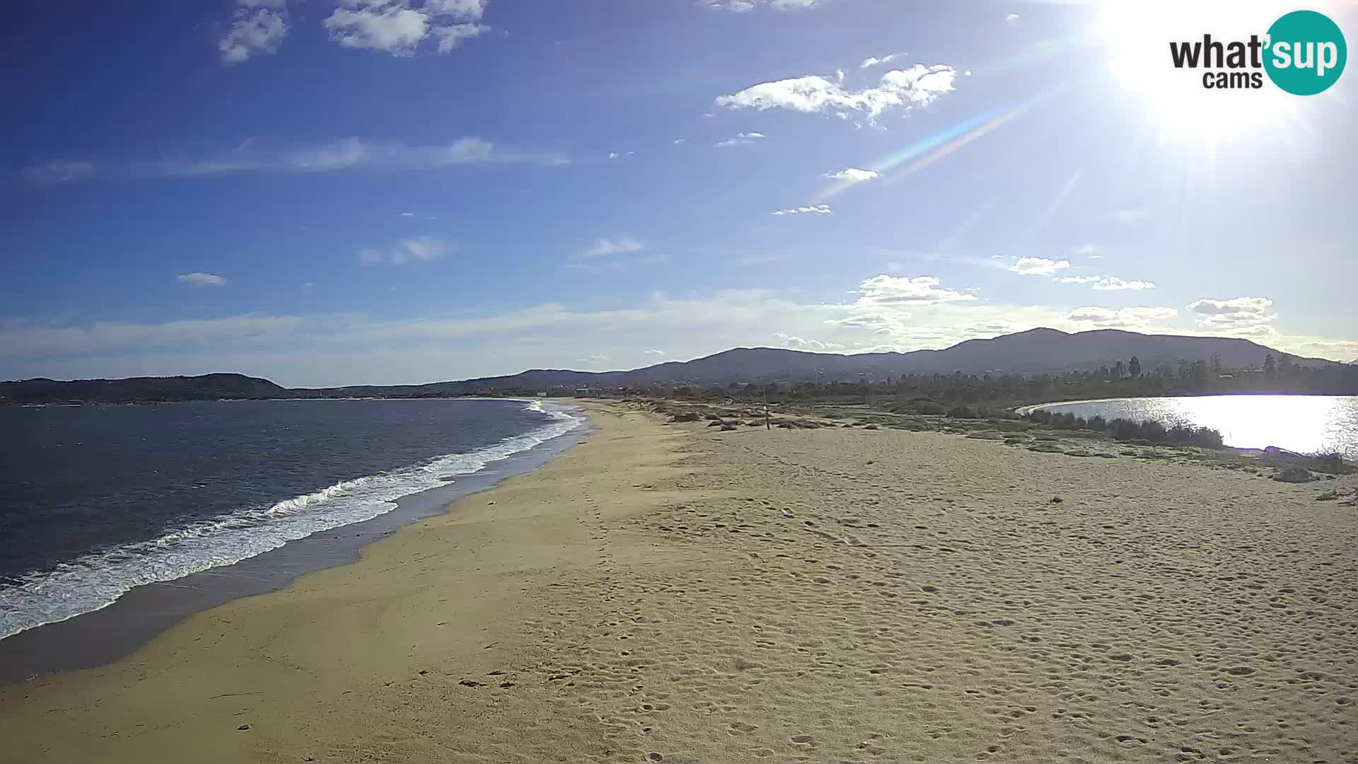 Olbia live webcam Le Saline beach – Sardinia