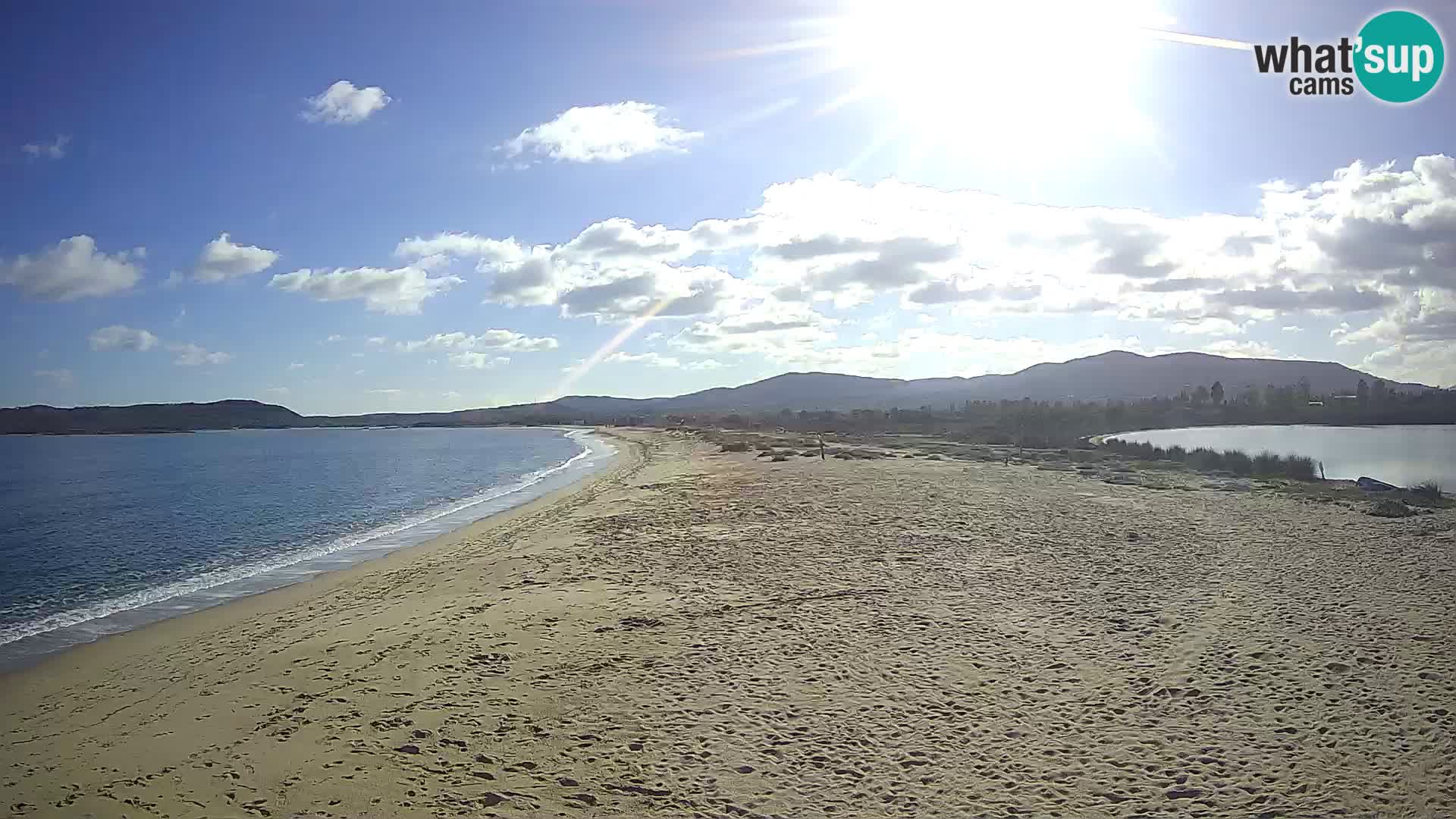 Olbia live webcam Le Saline beach – Sardinia