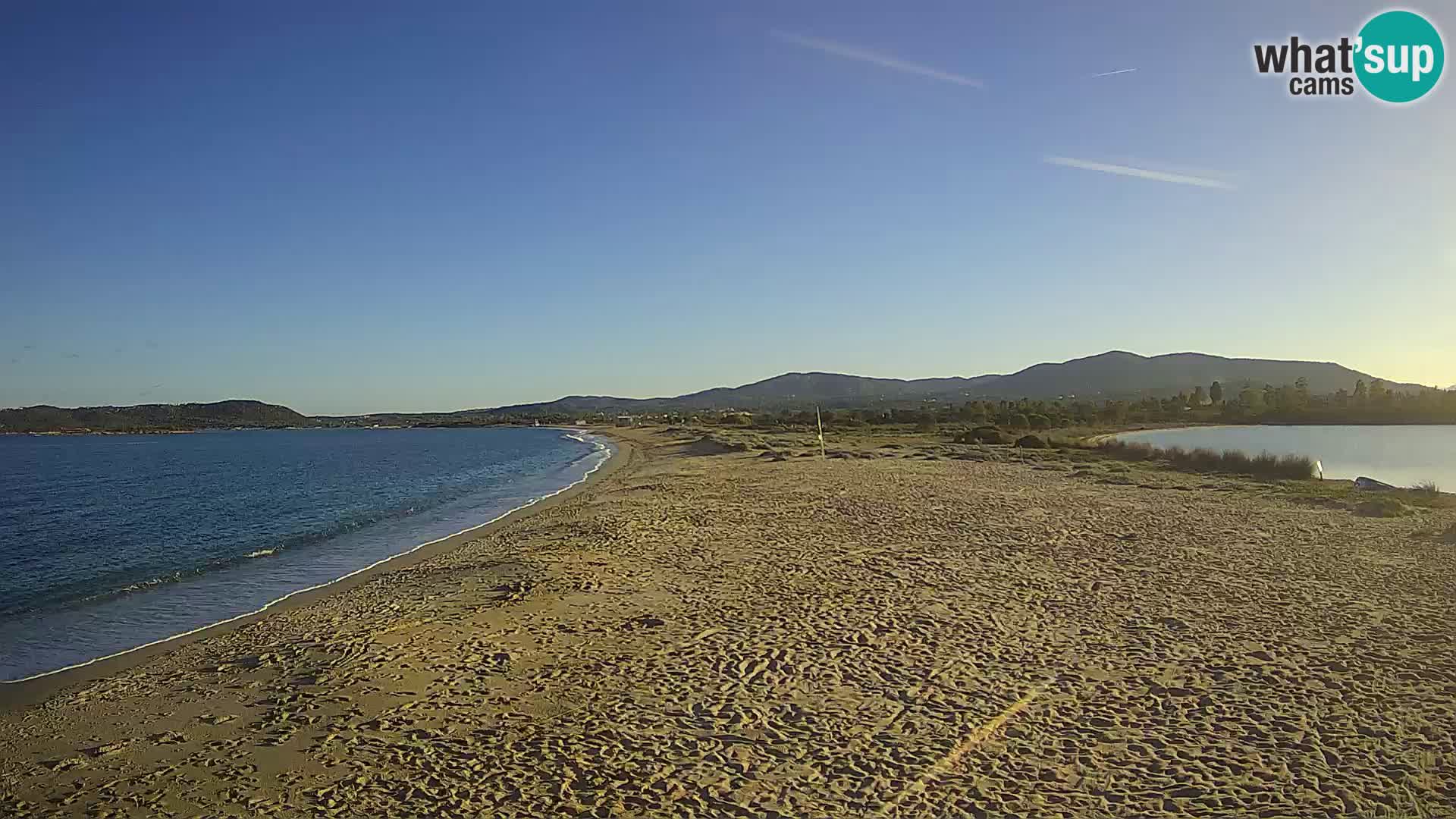 Olbia web kamera plaža Le Saline – Sardinija – Italija