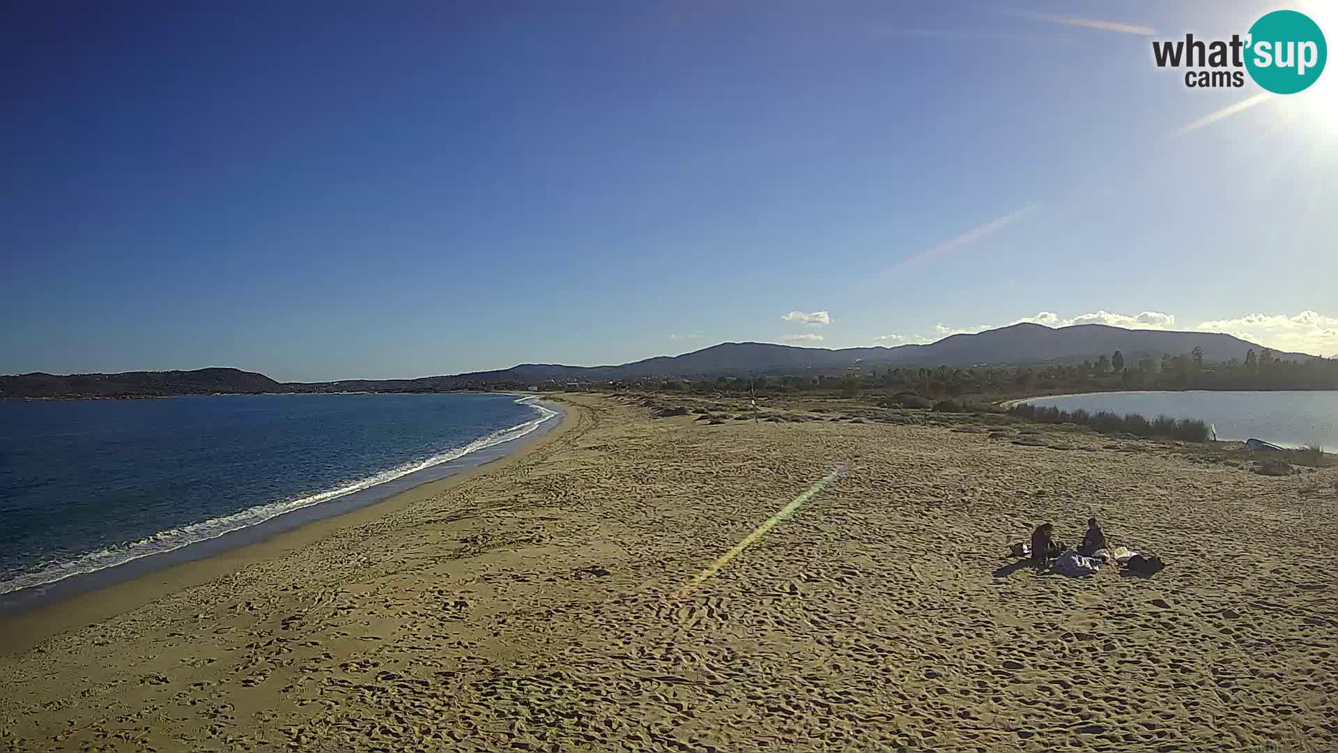 Olbia live webcam Le Saline beach – Sardinia