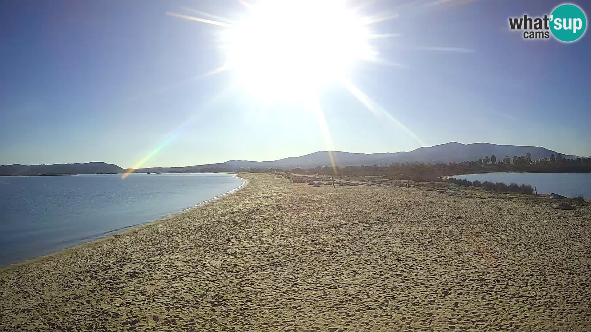 Olbia camera en vivo playa Le Saline – Cerdeña – Italia