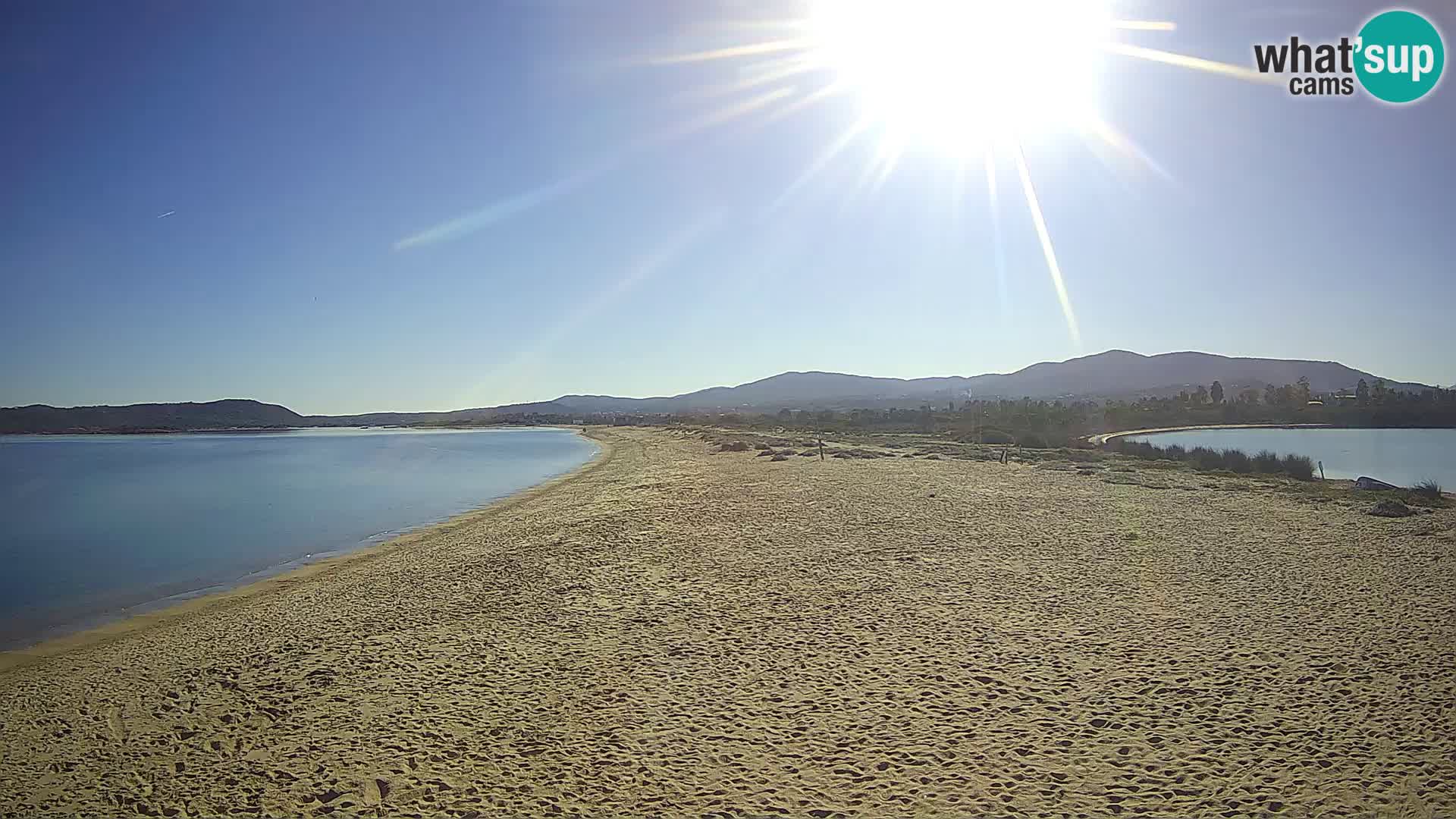 Olbia live webcam Le Saline beach – Sardinia