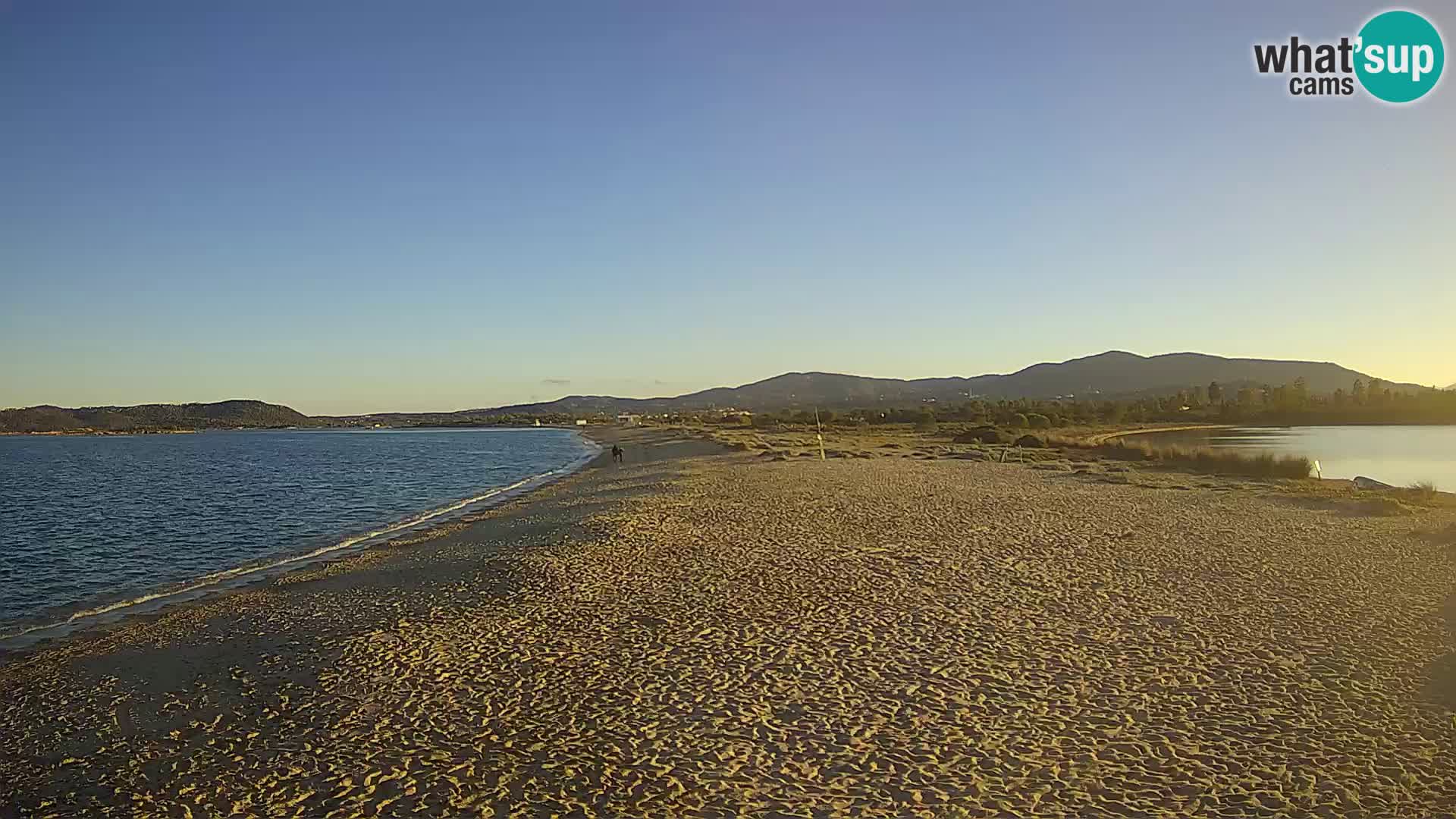 Olbia spletna kamera plaža Le Saline – Sardinija – Italija