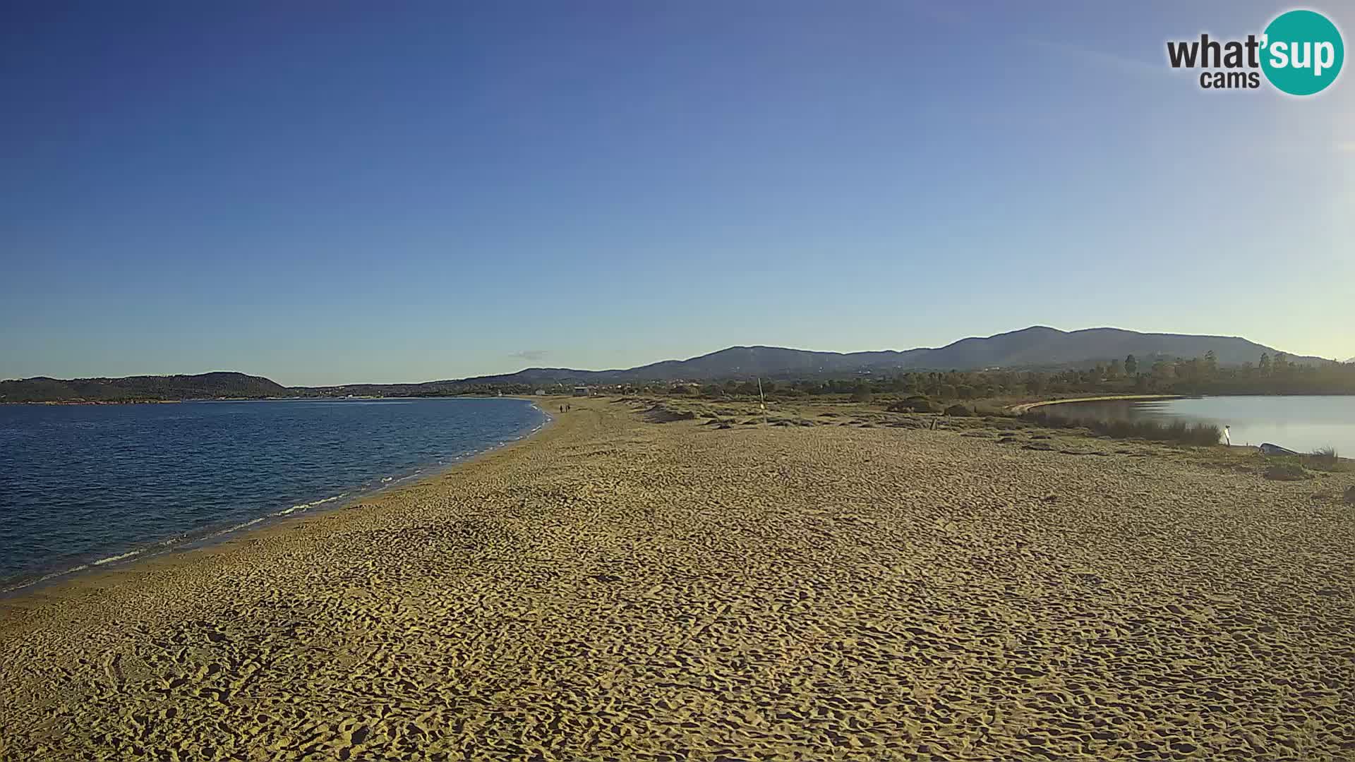 Olbia spletna kamera plaža Le Saline – Sardinija – Italija