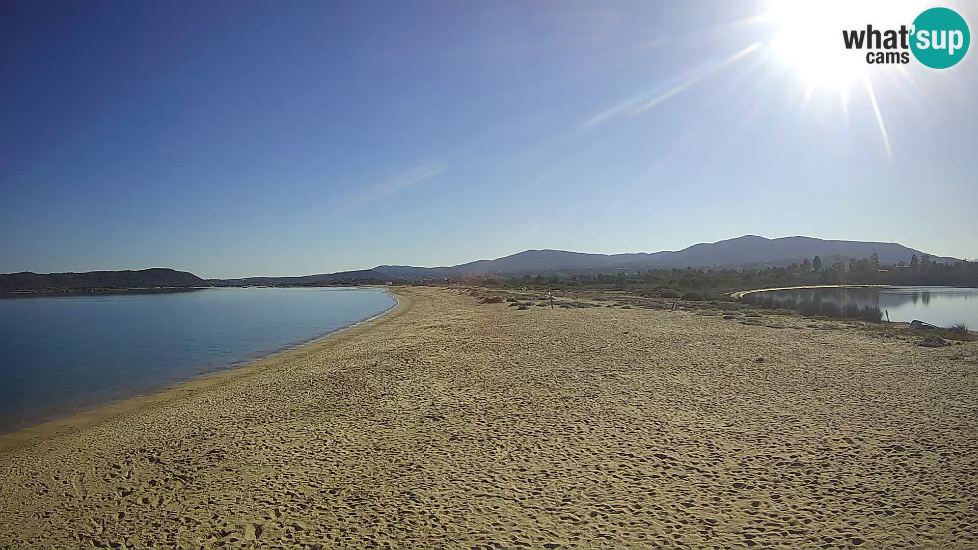 Olbia live webcam spiaggia Le Saline – Sardegna