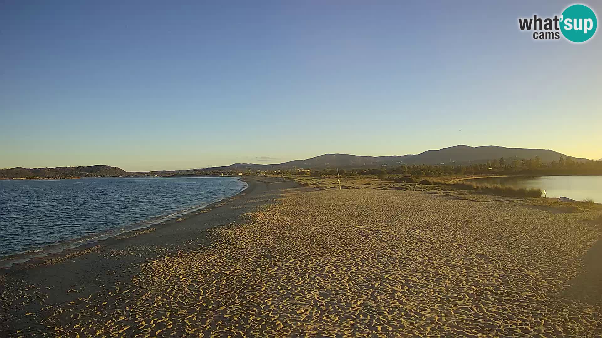 Olbia spletna kamera plaža Le Saline – Sardinija – Italija