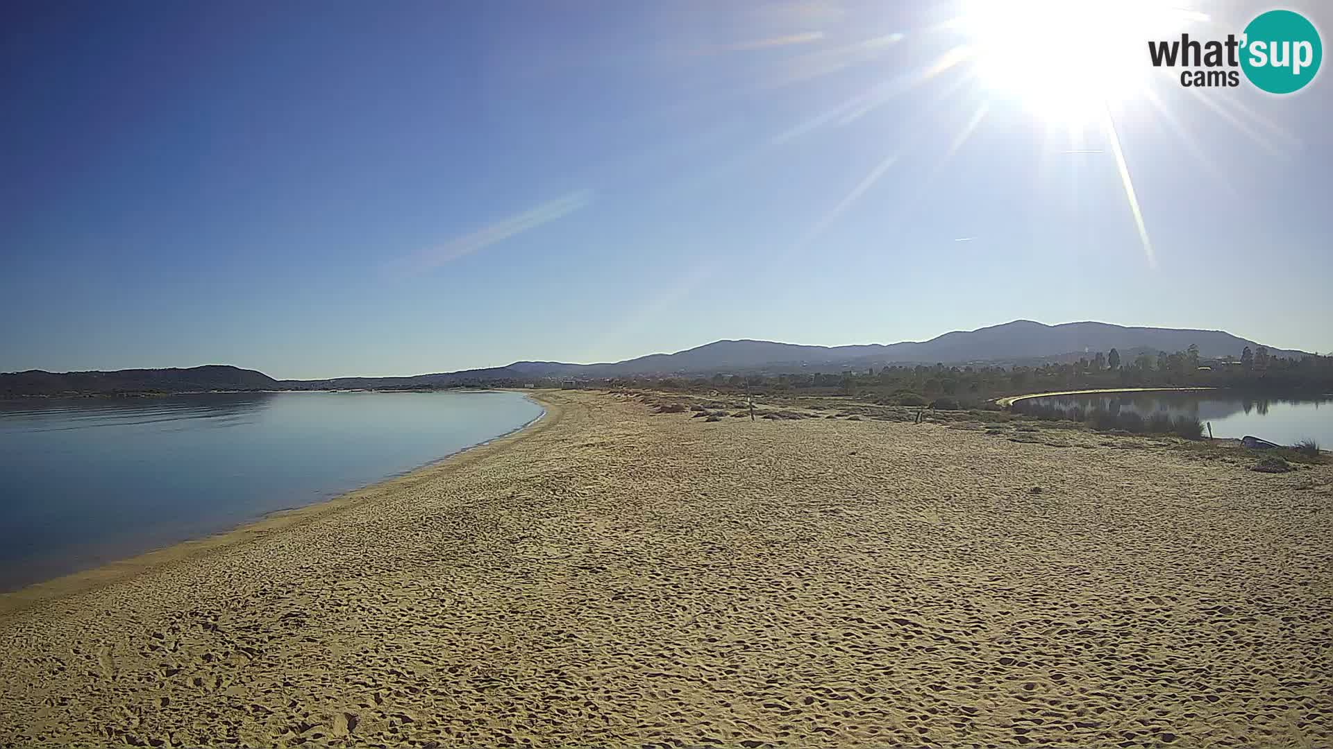 Olbia camera en vivo playa Le Saline – Cerdeña – Italia