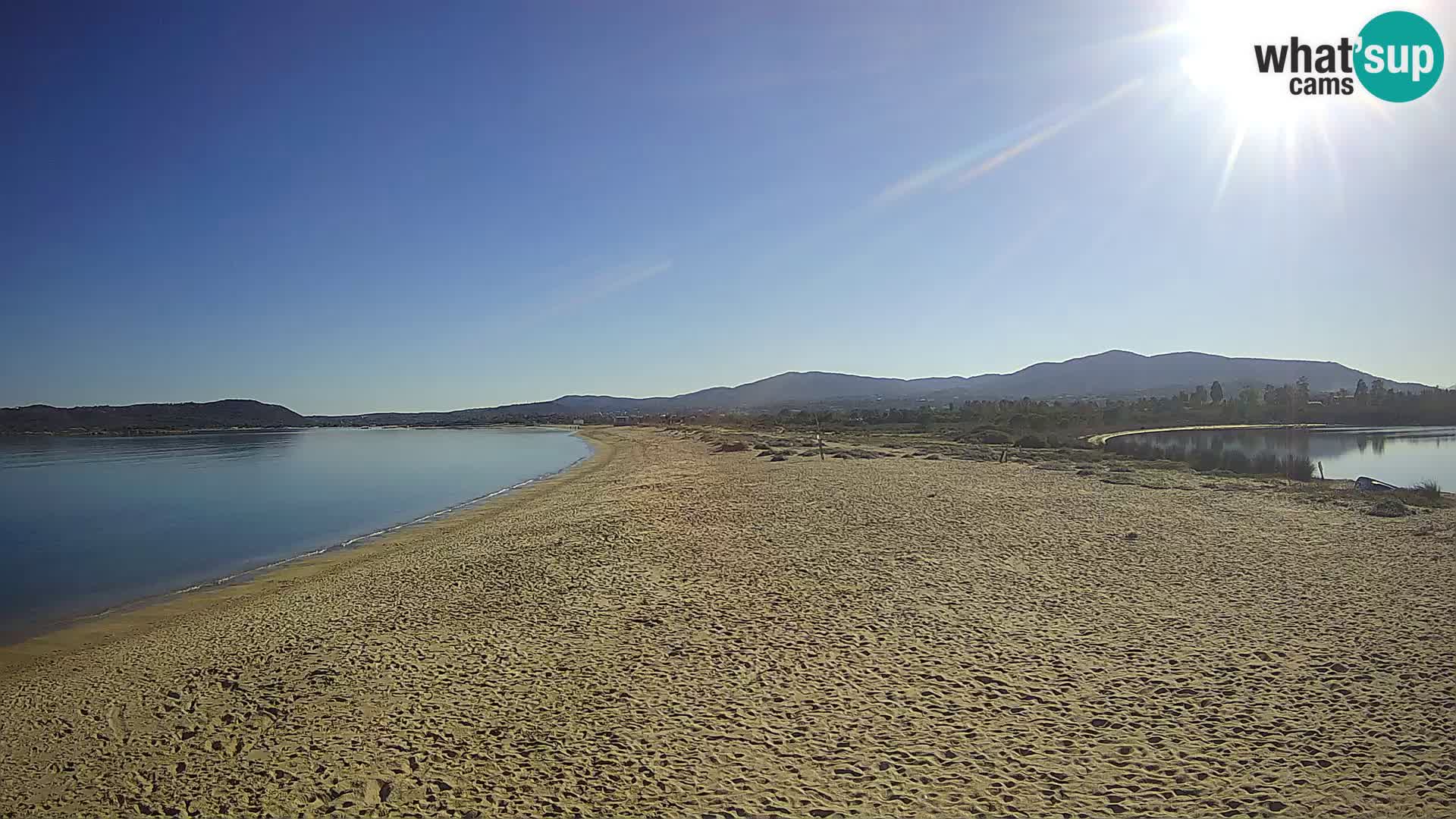 Olbia camera en vivo playa Le Saline – Cerdeña – Italia