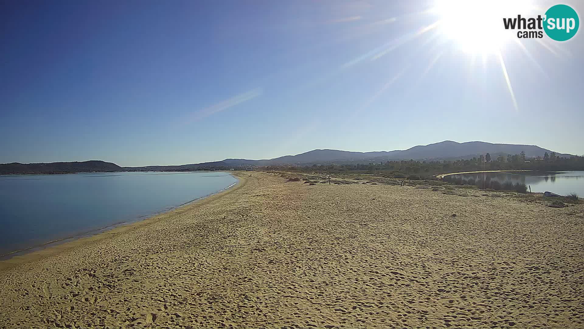 Olbia spletna kamera plaža Le Saline – Sardinija – Italija