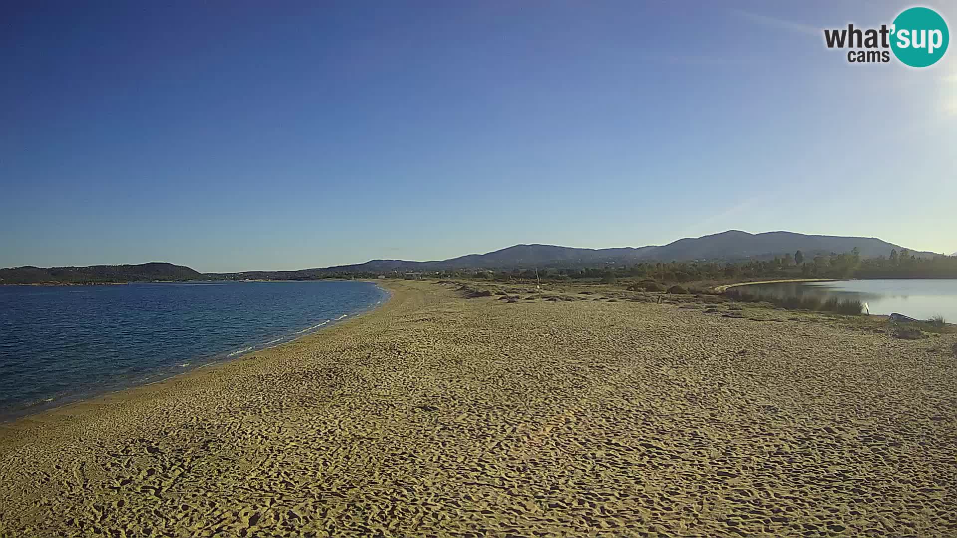 Olbia live webcam Le Saline beach – Sardinia