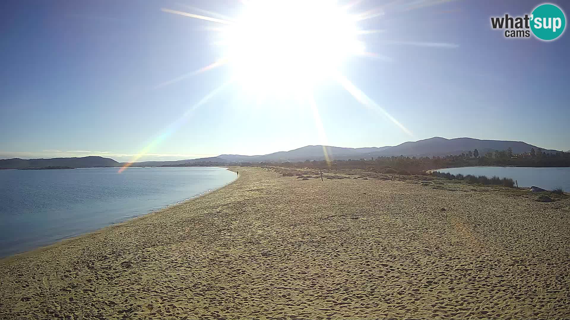 Olbia live webcam Le Saline beach – Sardinia