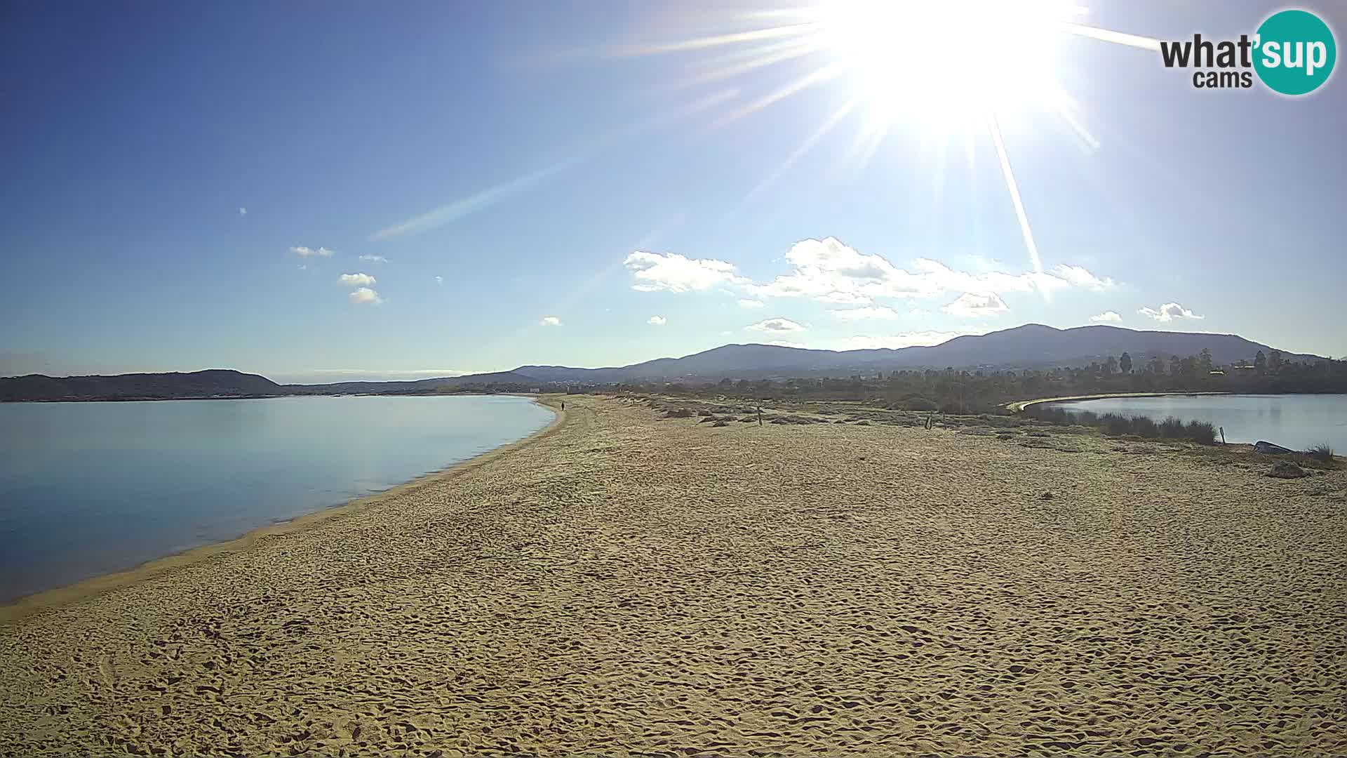 Olbia live webcam Le Saline beach – Sardinia