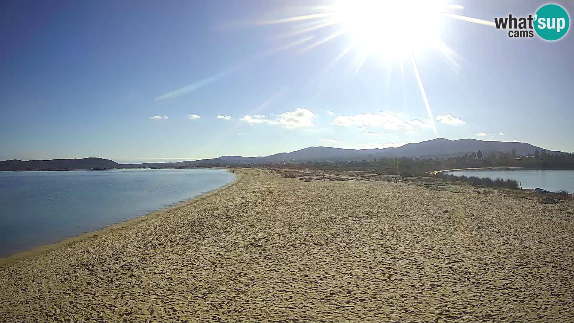 Olbia live webcam Le Saline beach – Sardinia