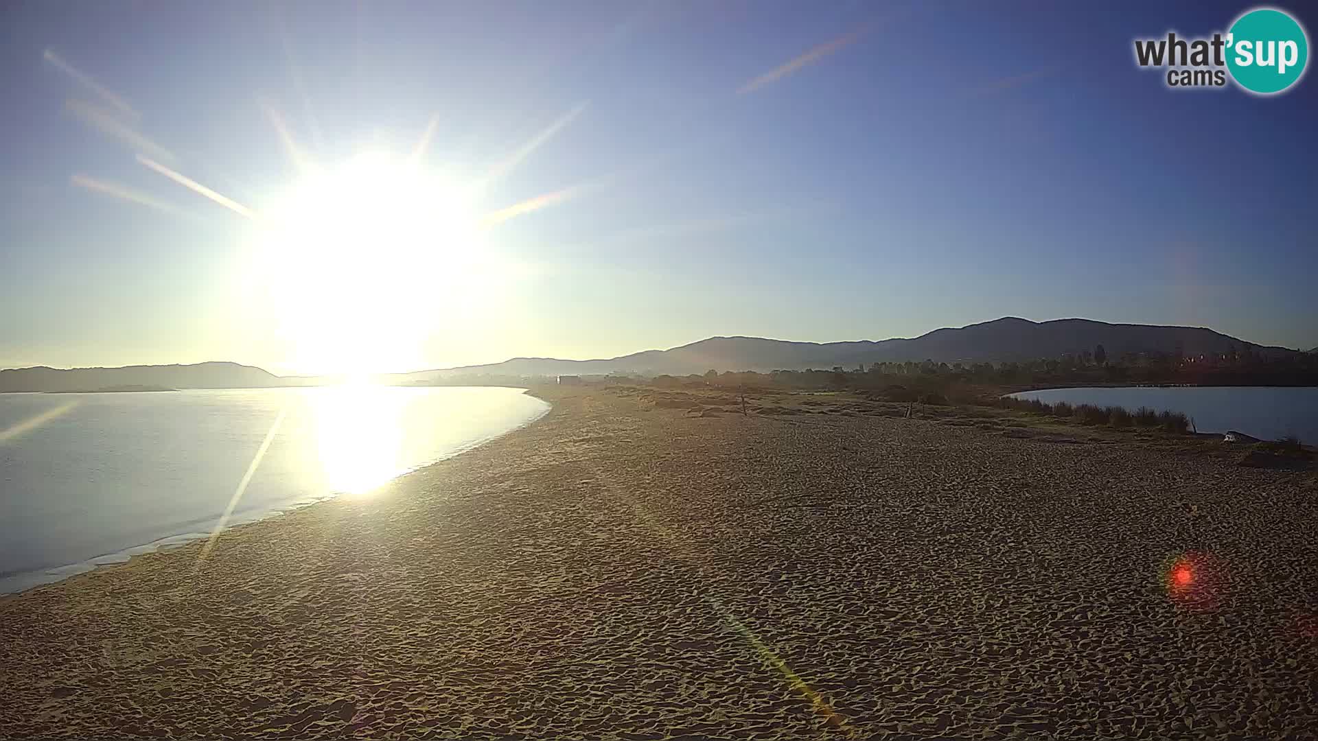 Olbia spletna kamera plaža Le Saline – Sardinija – Italija