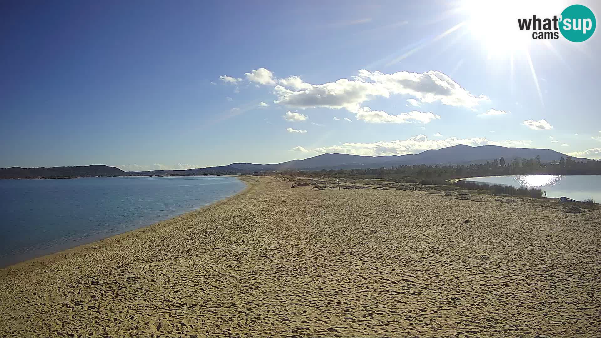 Olbia live webcam Le Saline beach – Sardinia