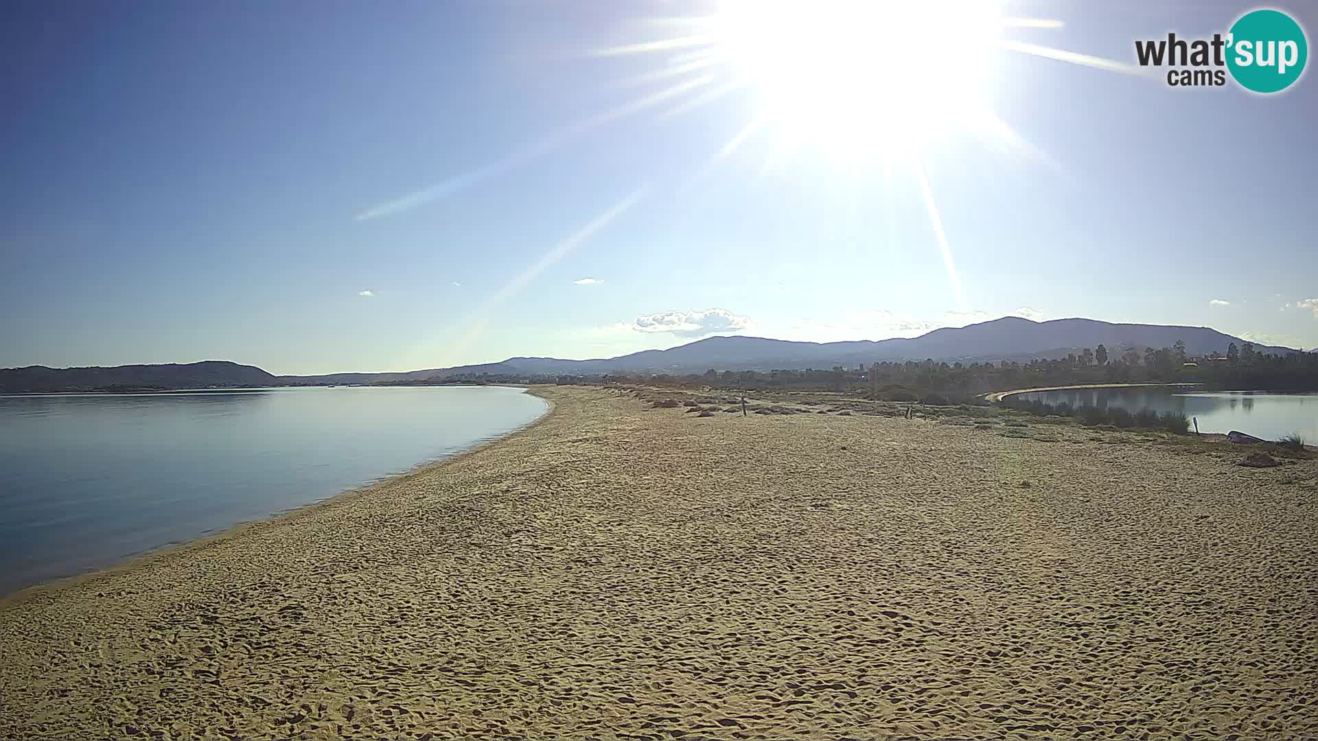 Olbia spletna kamera plaža Le Saline – Sardinija – Italija