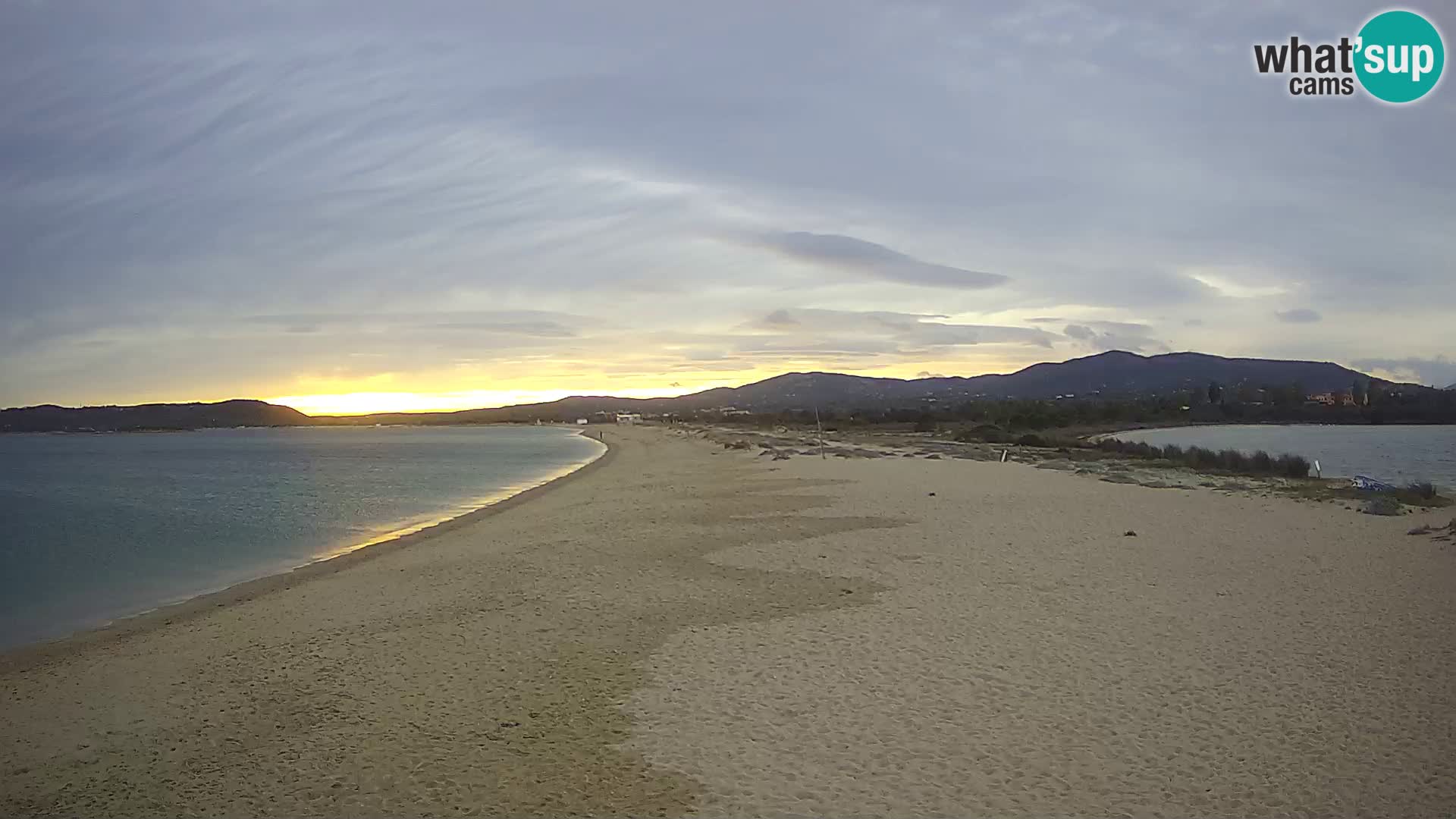 Olbia spletna kamera plaža Le Saline – Sardinija – Italija