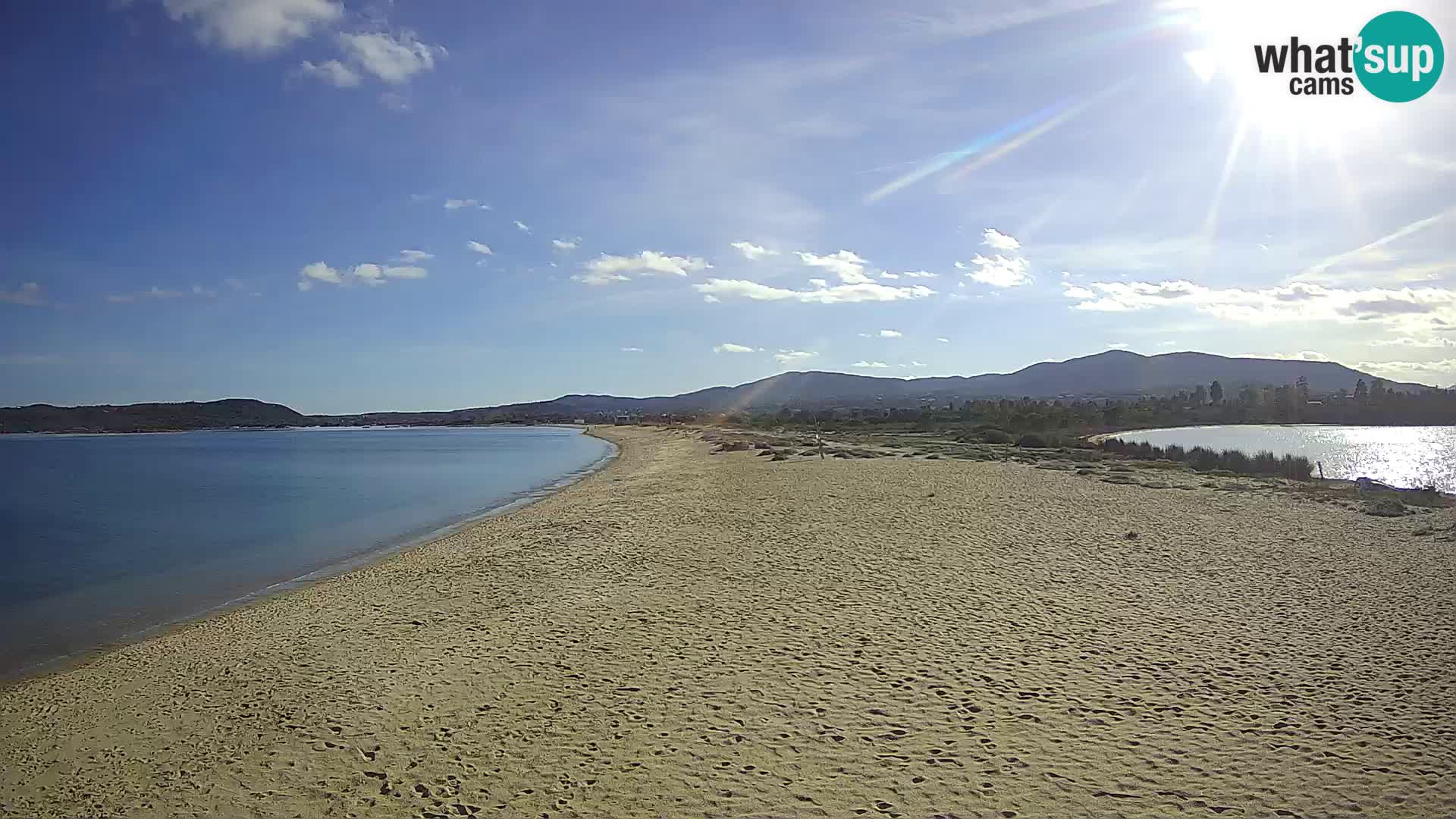 Olbia live webcam spiaggia Le Saline – Sardegna