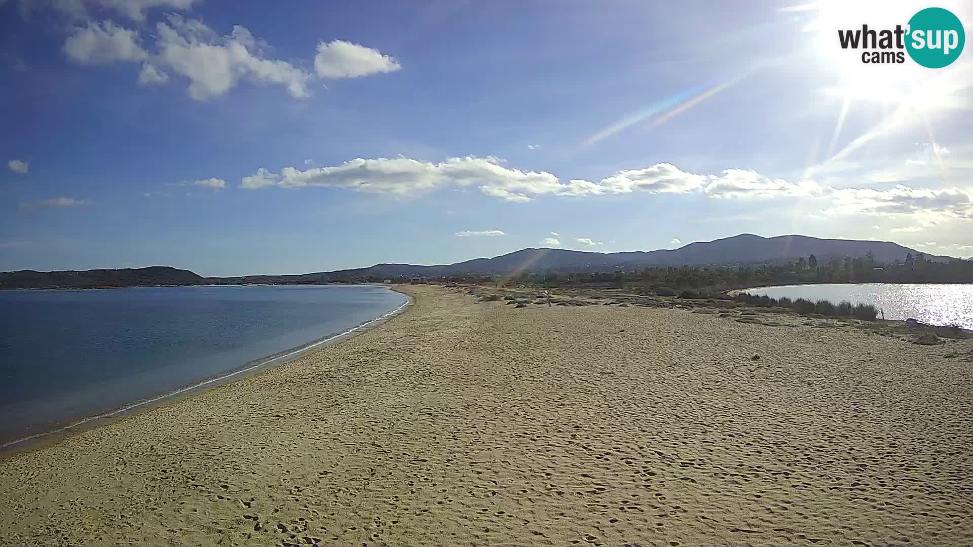 Olbia spletna kamera plaža Le Saline – Sardinija – Italija