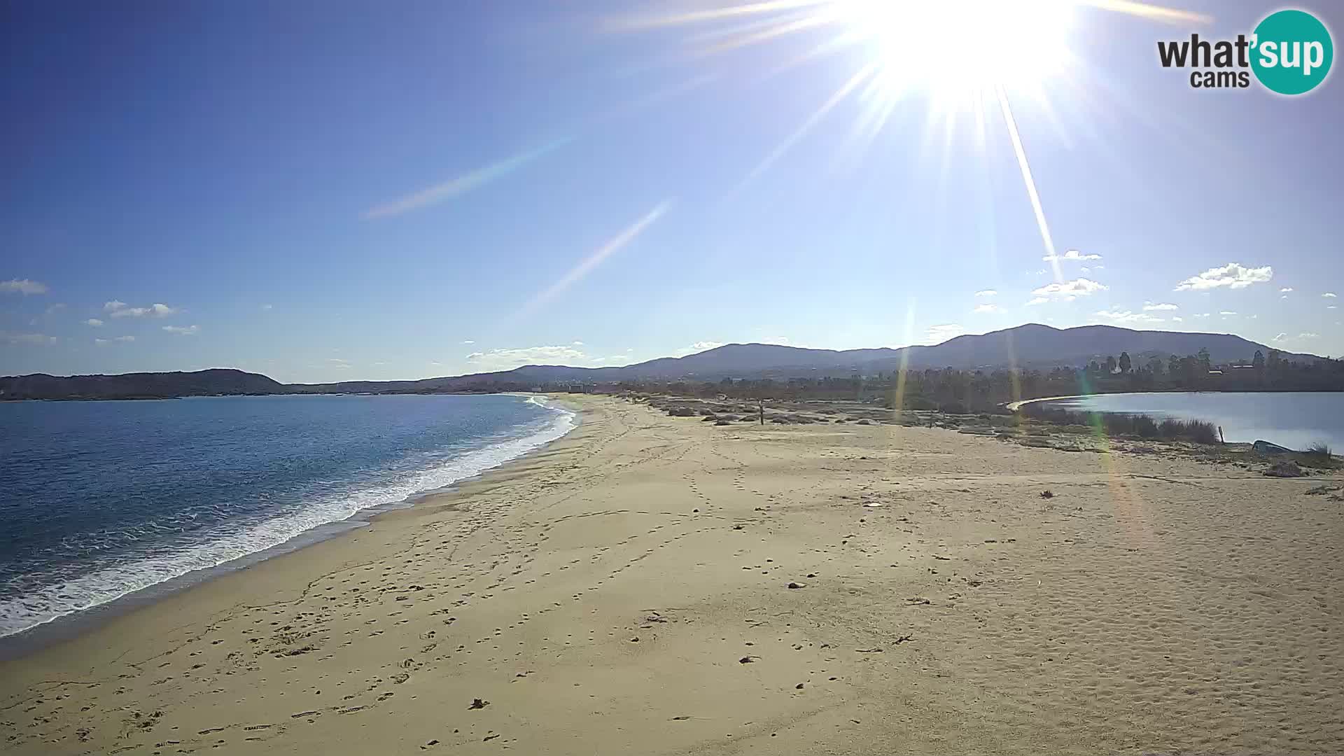 Olbia live webcam Le Saline beach – Sardinia