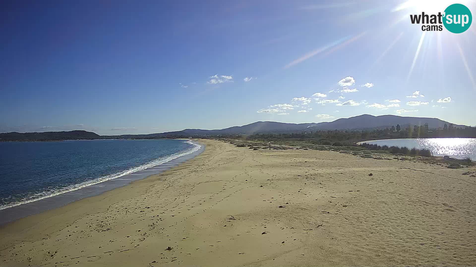 Olbia live webcam Le Saline beach – Sardinia