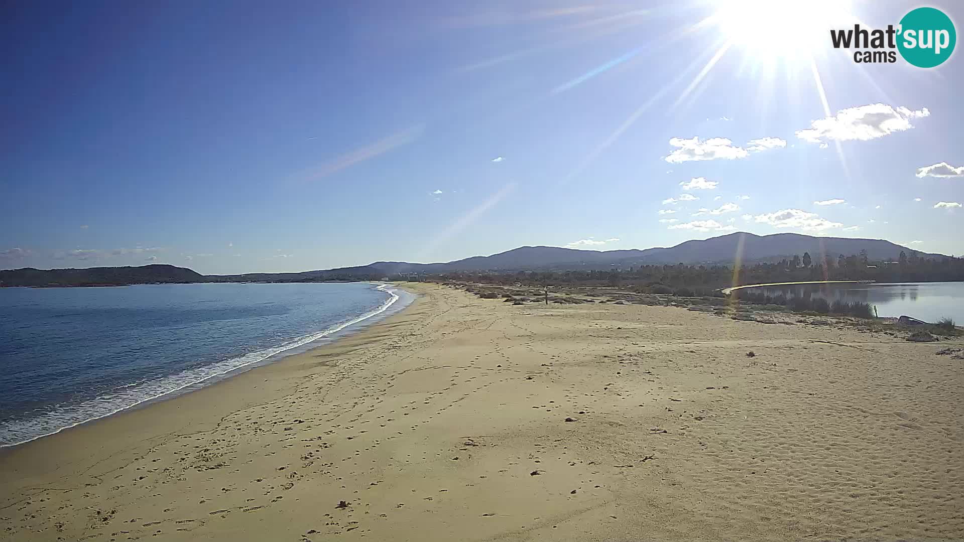 Olbia live webcam Le Saline beach – Sardinia