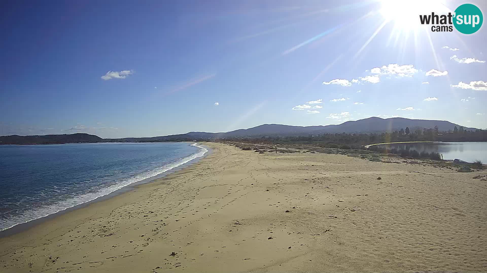 Olbia live webcam Le Saline beach – Sardinia