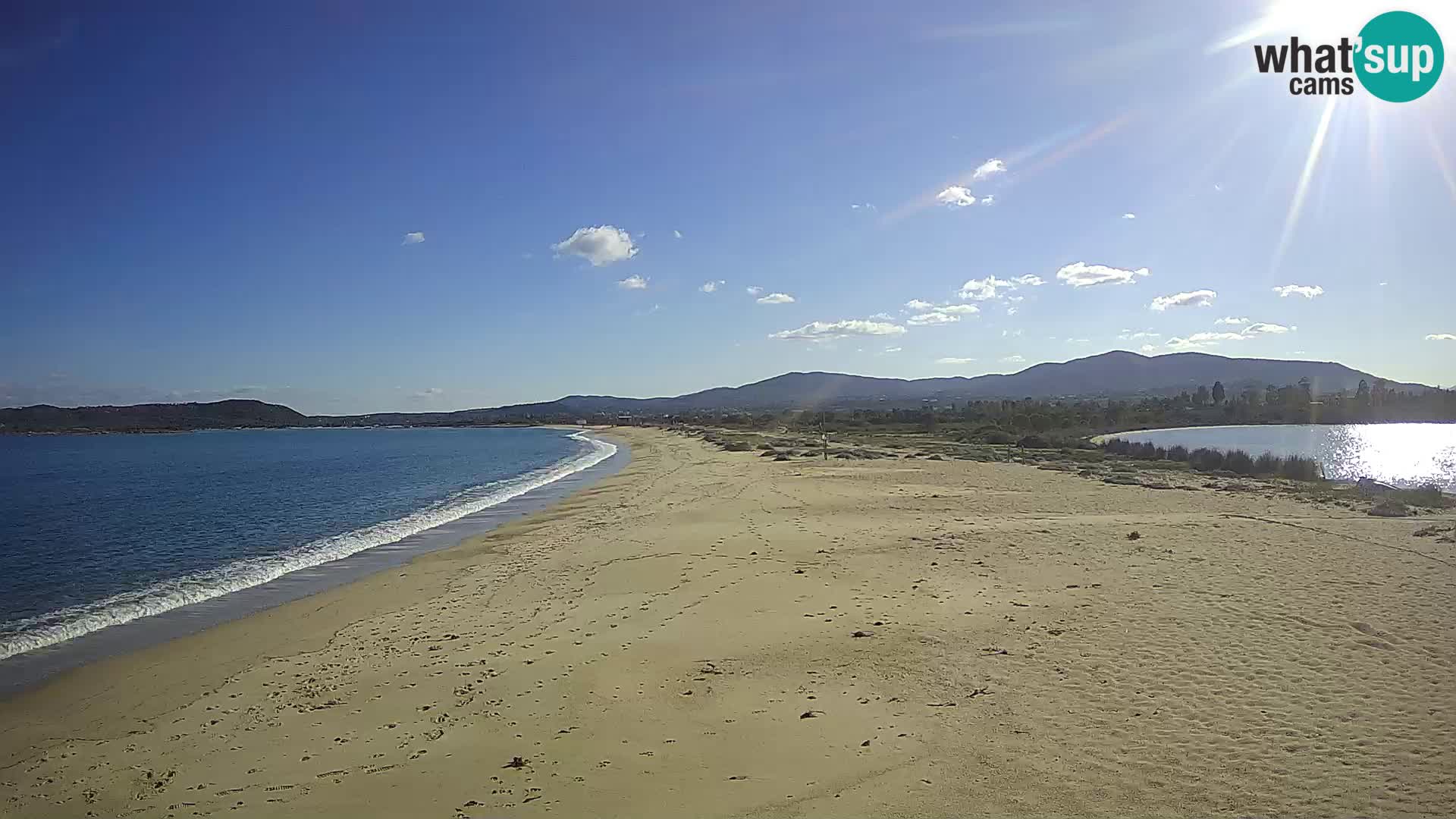 Olbia live webcam Le Saline beach – Sardinia