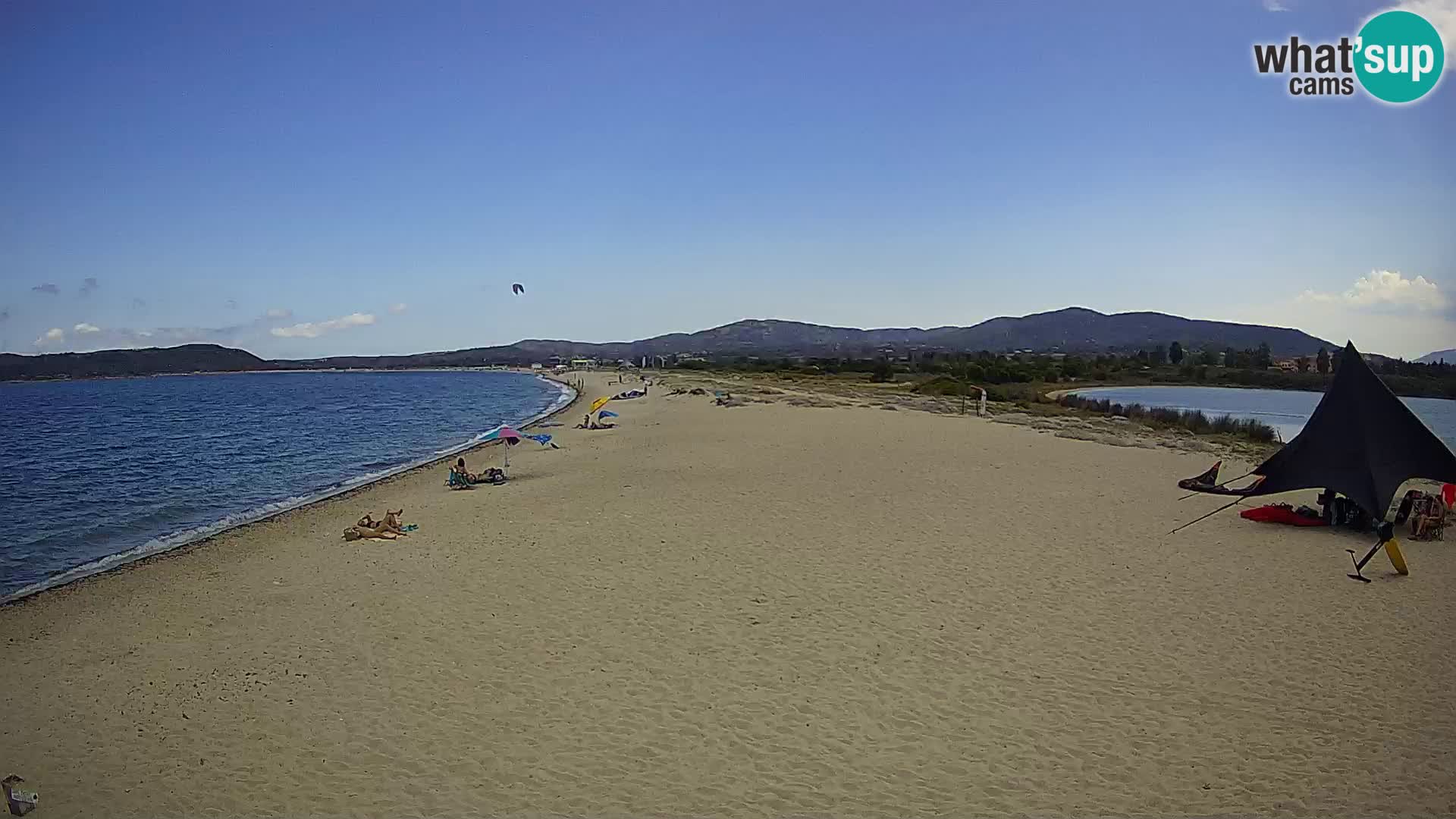 Olbia live webcam Le Saline beach – Sardinia