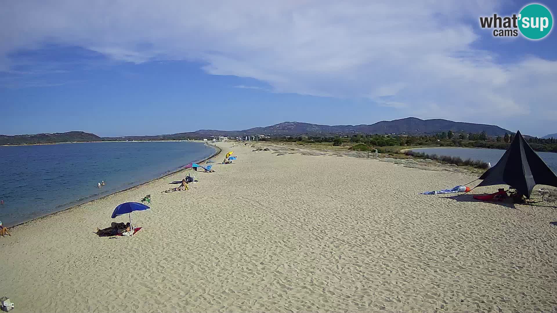 Olbia live webcam Le Saline beach – Sardinia