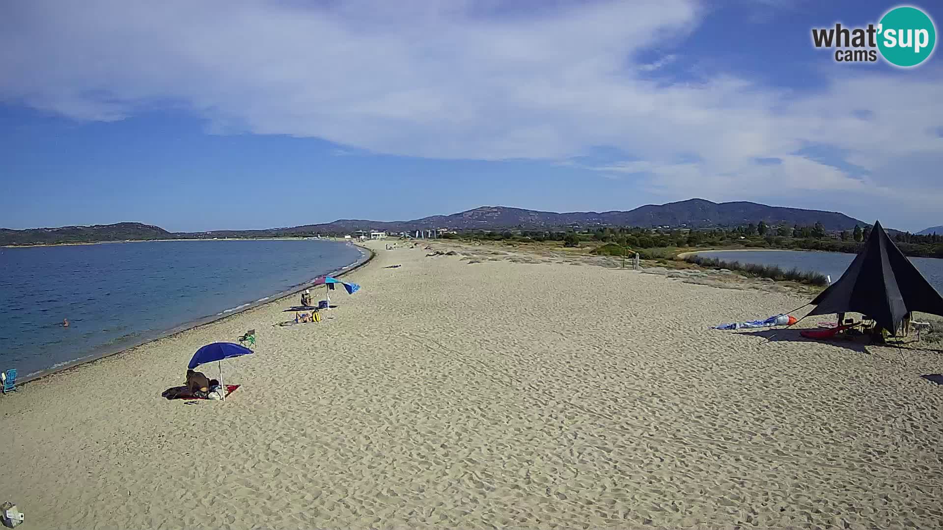 Olbia live webcam Le Saline beach – Sardinia