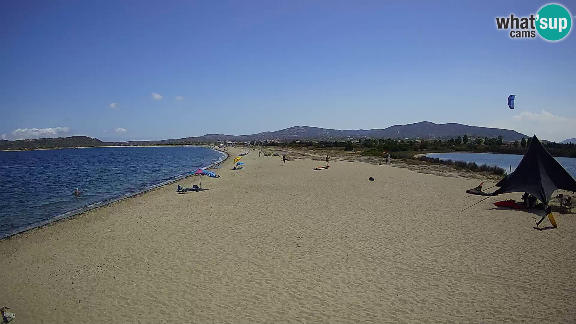Olbia live webcam Le Saline beach – Sardinia