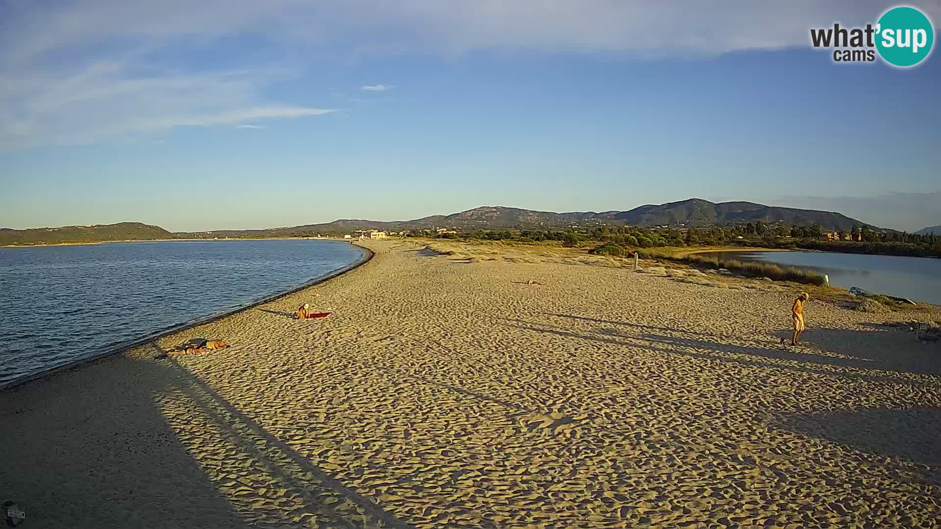 Olbia spletna kamera plaža Le Saline – Sardinija – Italija