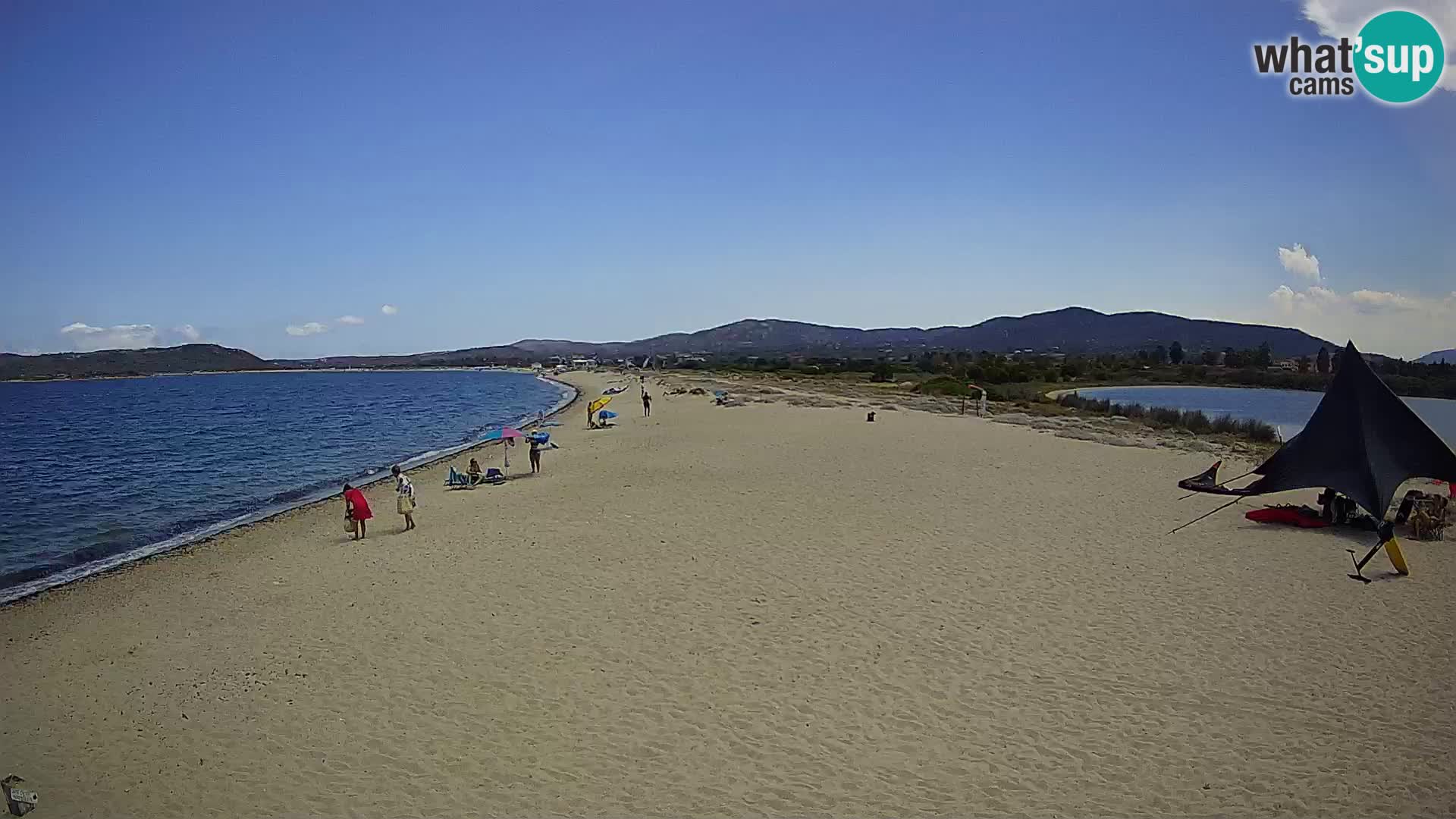 Olbia live webcam Le Saline beach – Sardinia