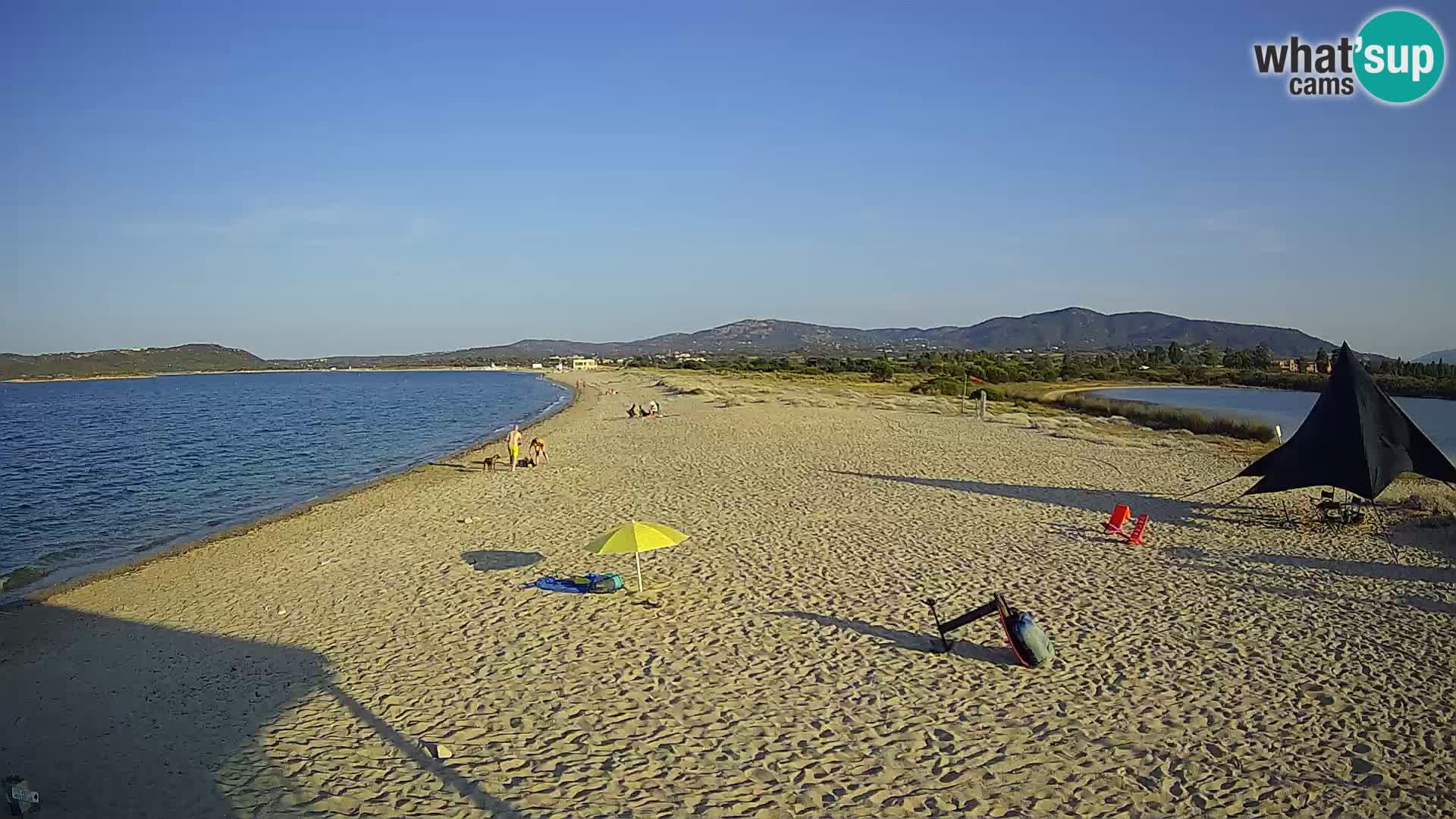 Olbia live webcam Le Saline beach – Sardinia
