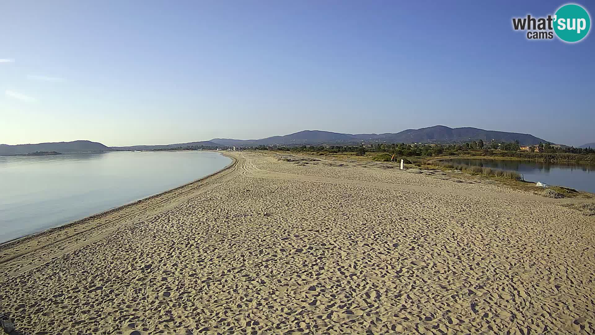 Olbia spletna kamera plaža Le Saline – Sardinija – Italija