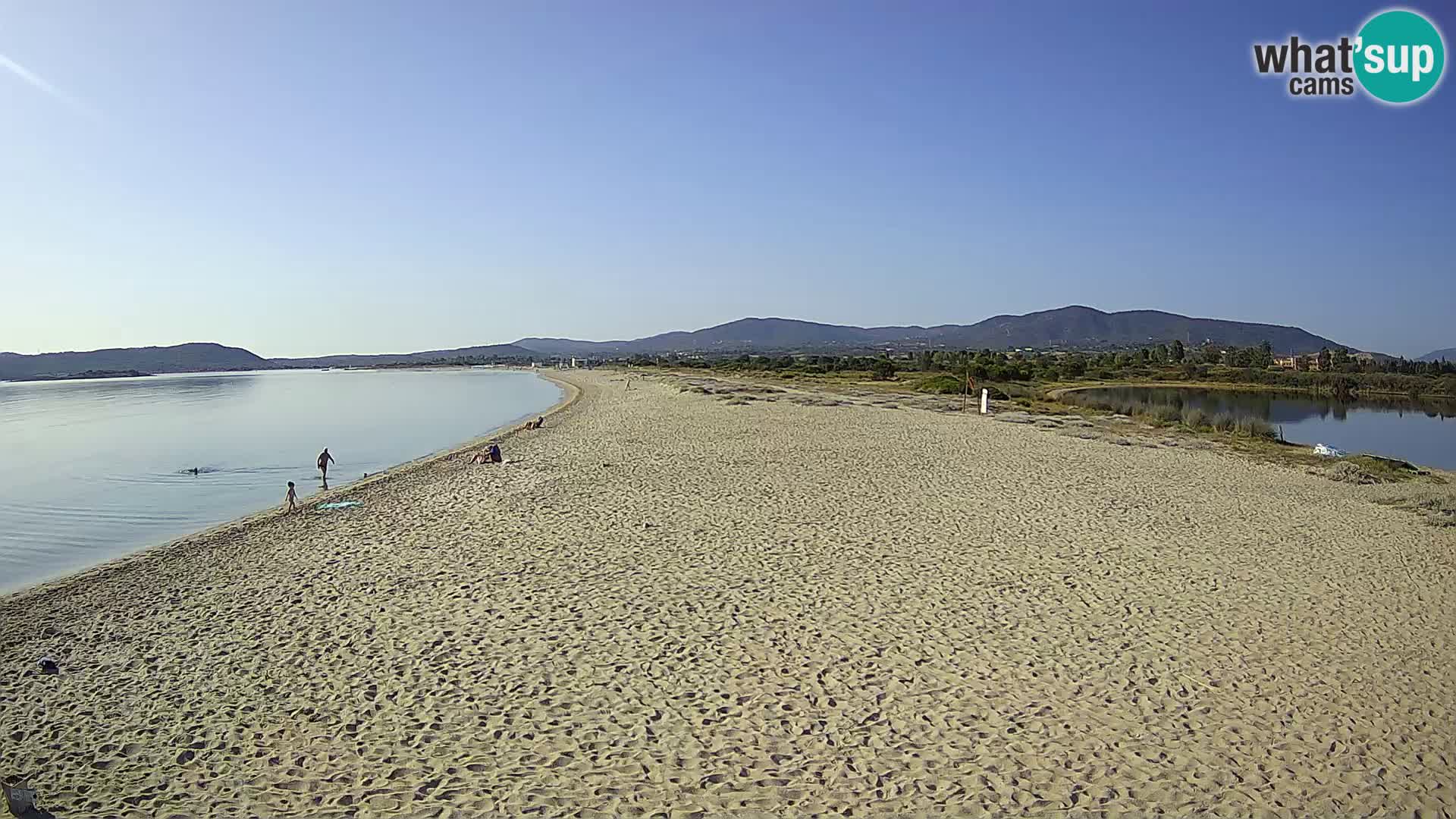 Olbia spletna kamera plaža Le Saline – Sardinija – Italija