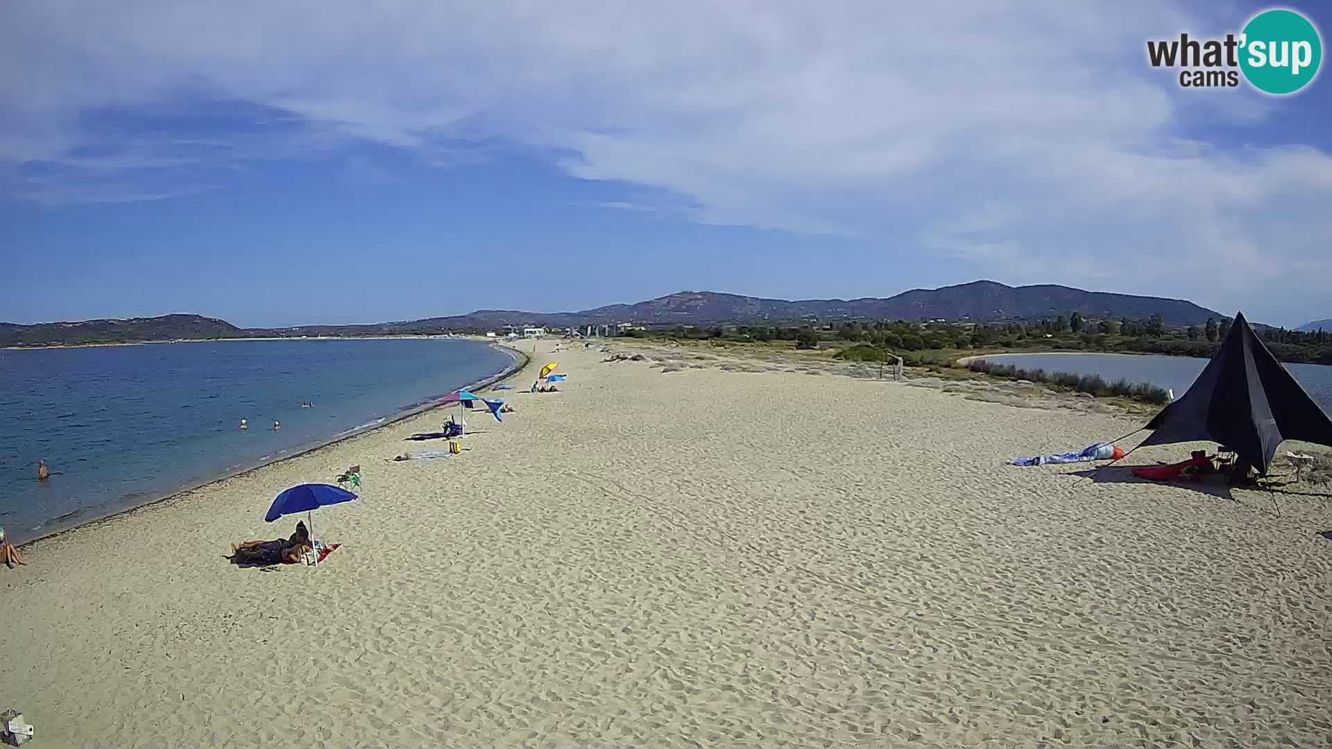 Olbia spletna kamera plaža Le Saline – Sardinija – Italija