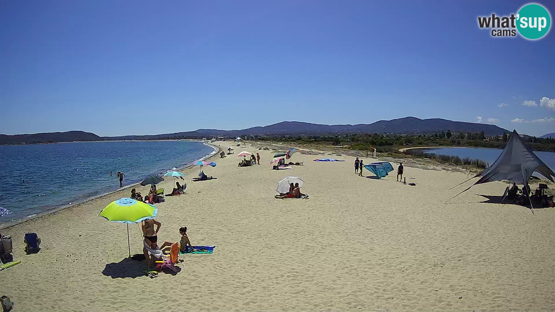 Olbia camera en vivo playa Le Saline – Cerdeña – Italia